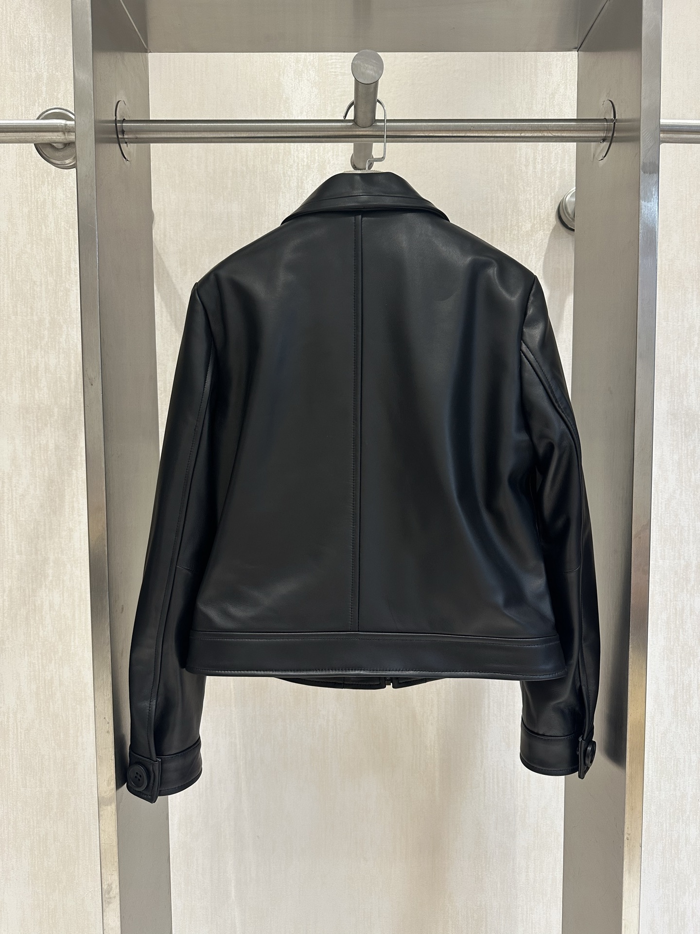 Celine Inspired Lambskin Leather Jacket - Retro Modern Style 4 i1744543204195 171 0 2