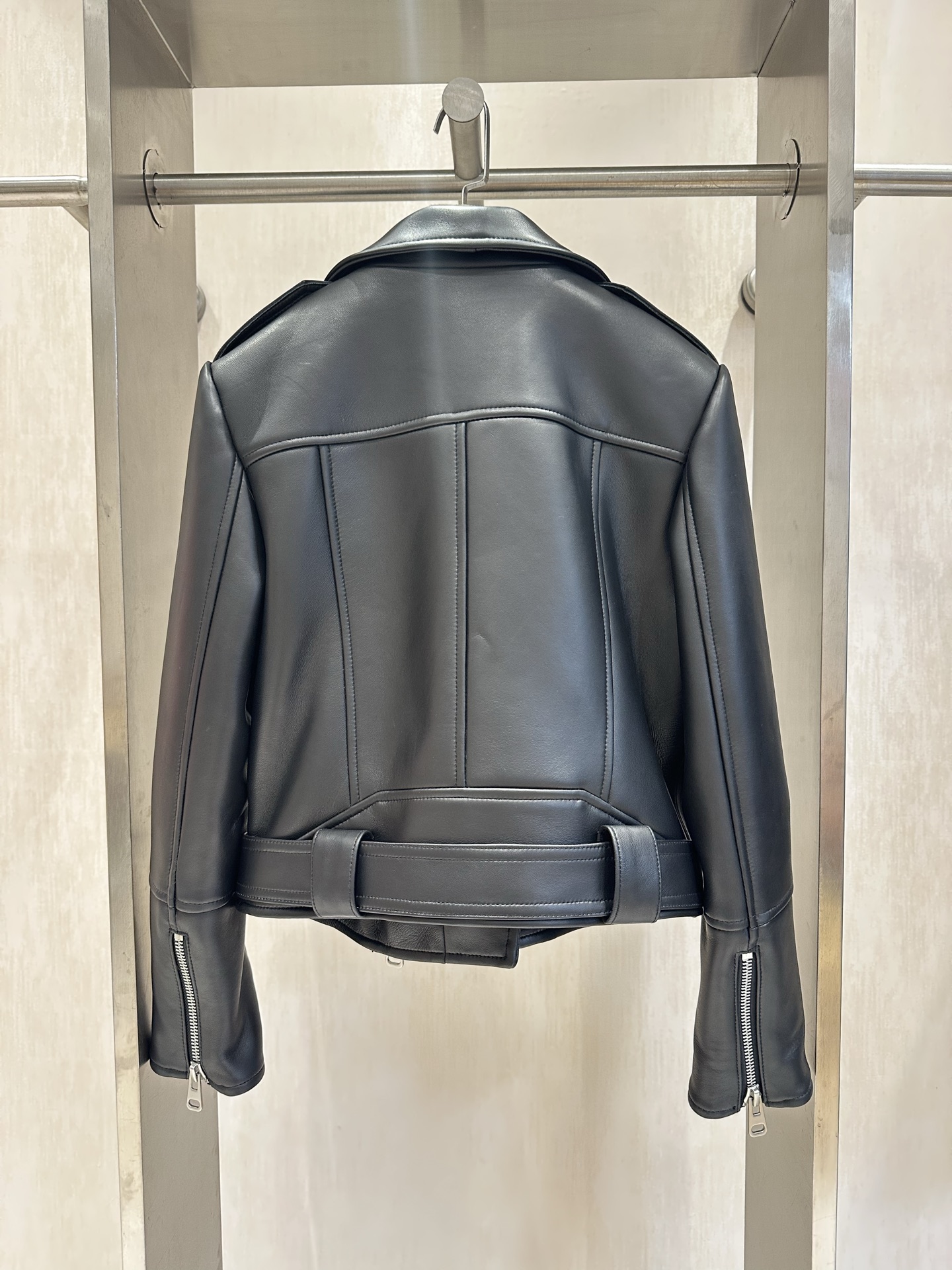 M*cq Alexander McQueen Lambskin Biker Jacket - Moto Chic Style 5 i1752369869933 2793 0 3