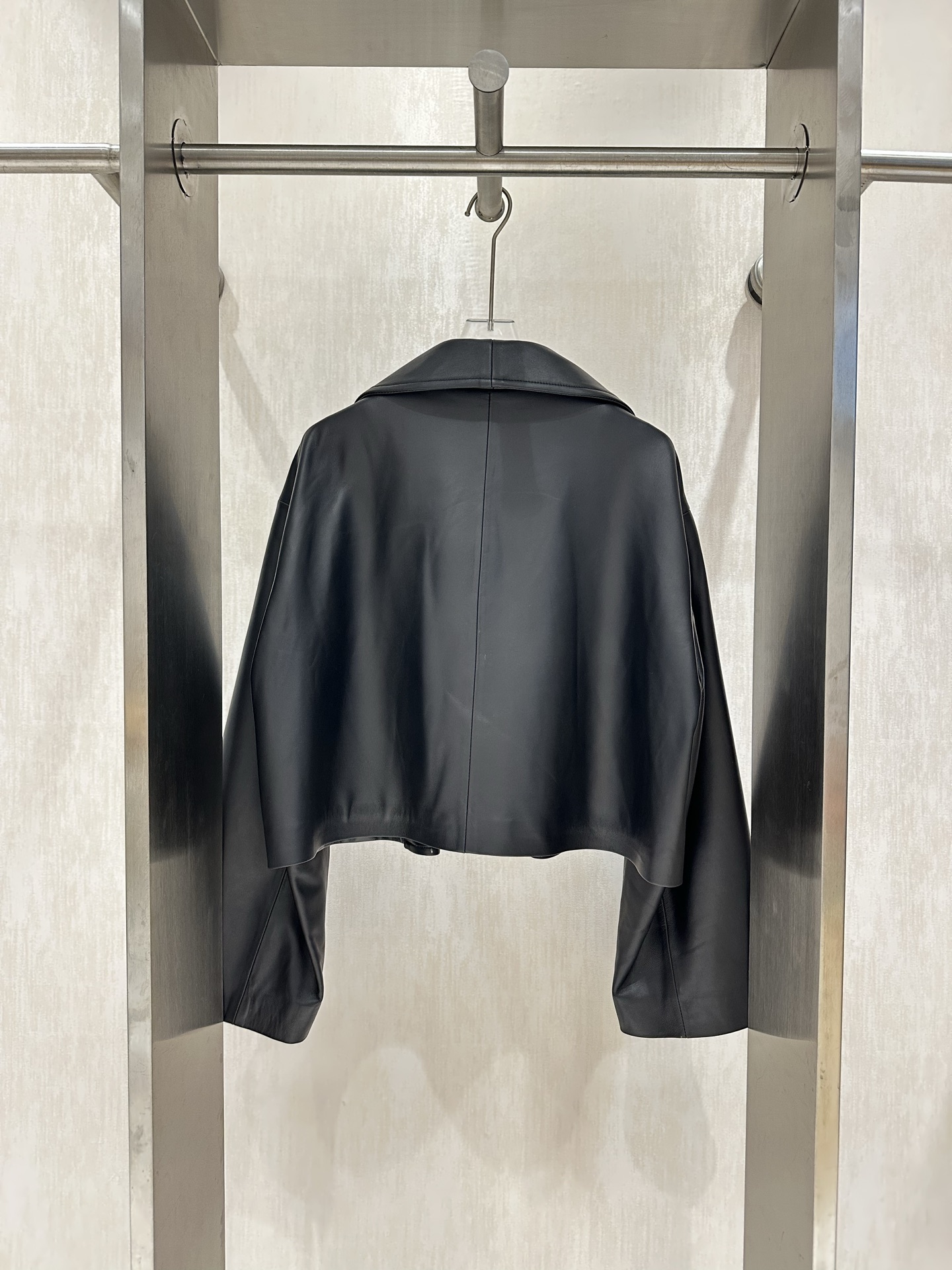Loe25 Retro Lambskin Leather Jacket - Yang Mi Inspired Biker Chic 5 i1752371331173 7044 0 3