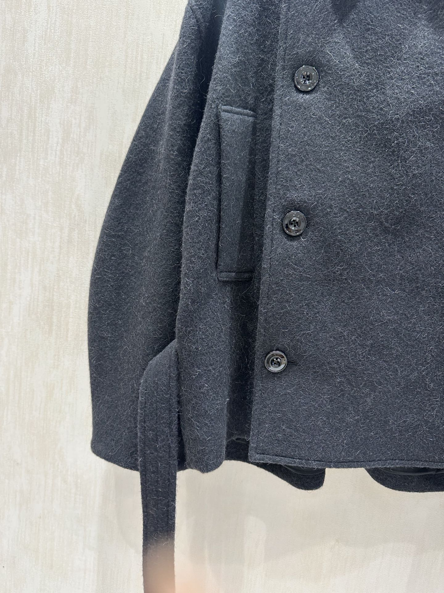 Lemaire Grey-Green Wool Blend Belted Coat - Stylish & Comfortable 7 i1758288142809 5727 0 5