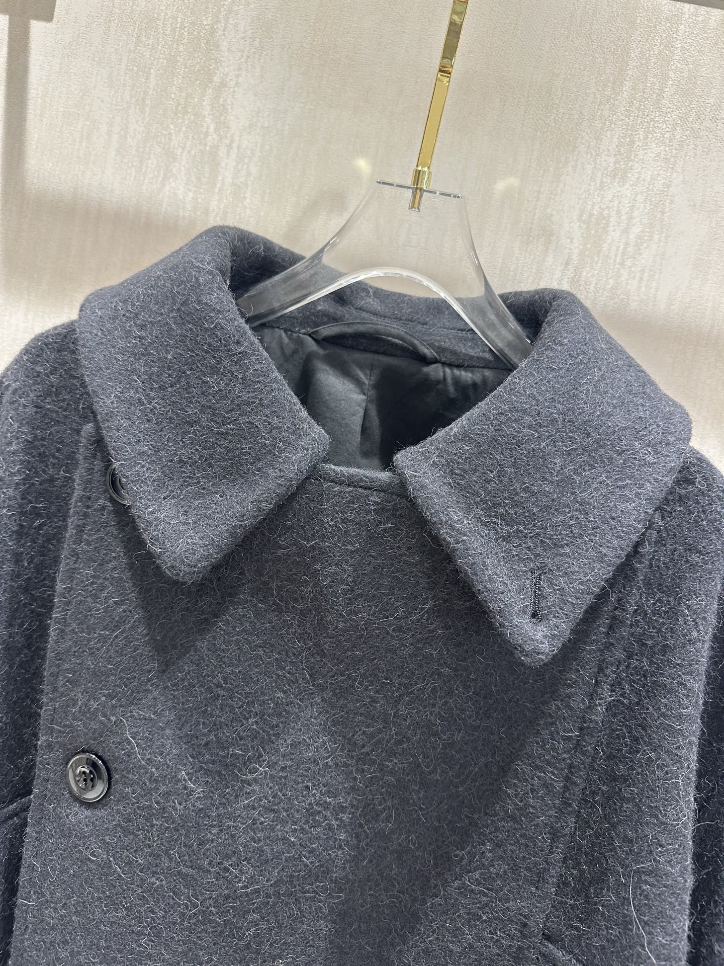 Lemaire Grey-Green Wool Blend Belted Coat - Stylish & Comfortable 9 i1758288146441 7496 0 7