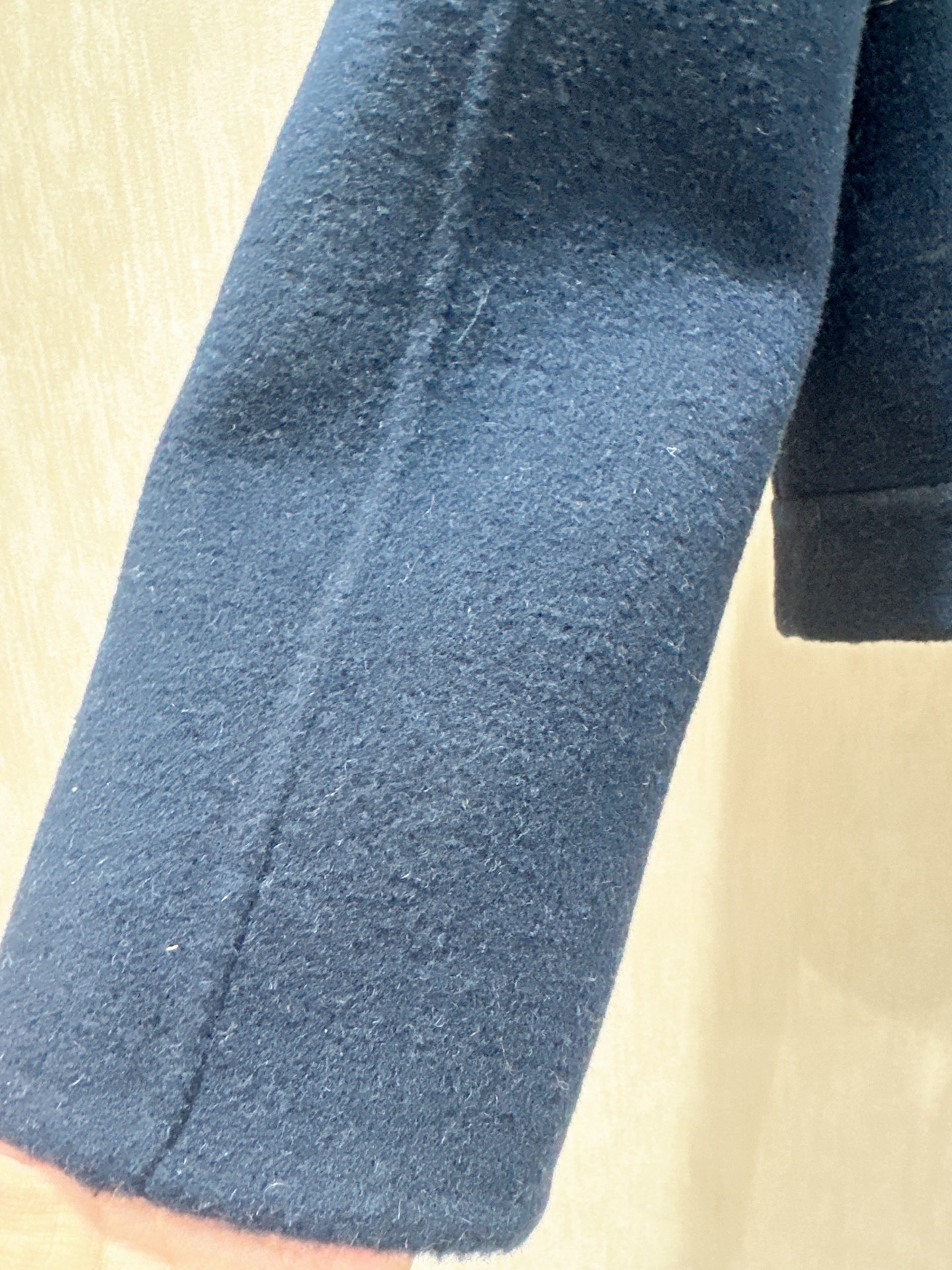 Logo Jacquard Wool Blend Coat, Double-Faced Woolen Short Coat 7 i1758359494612 4342 0 5