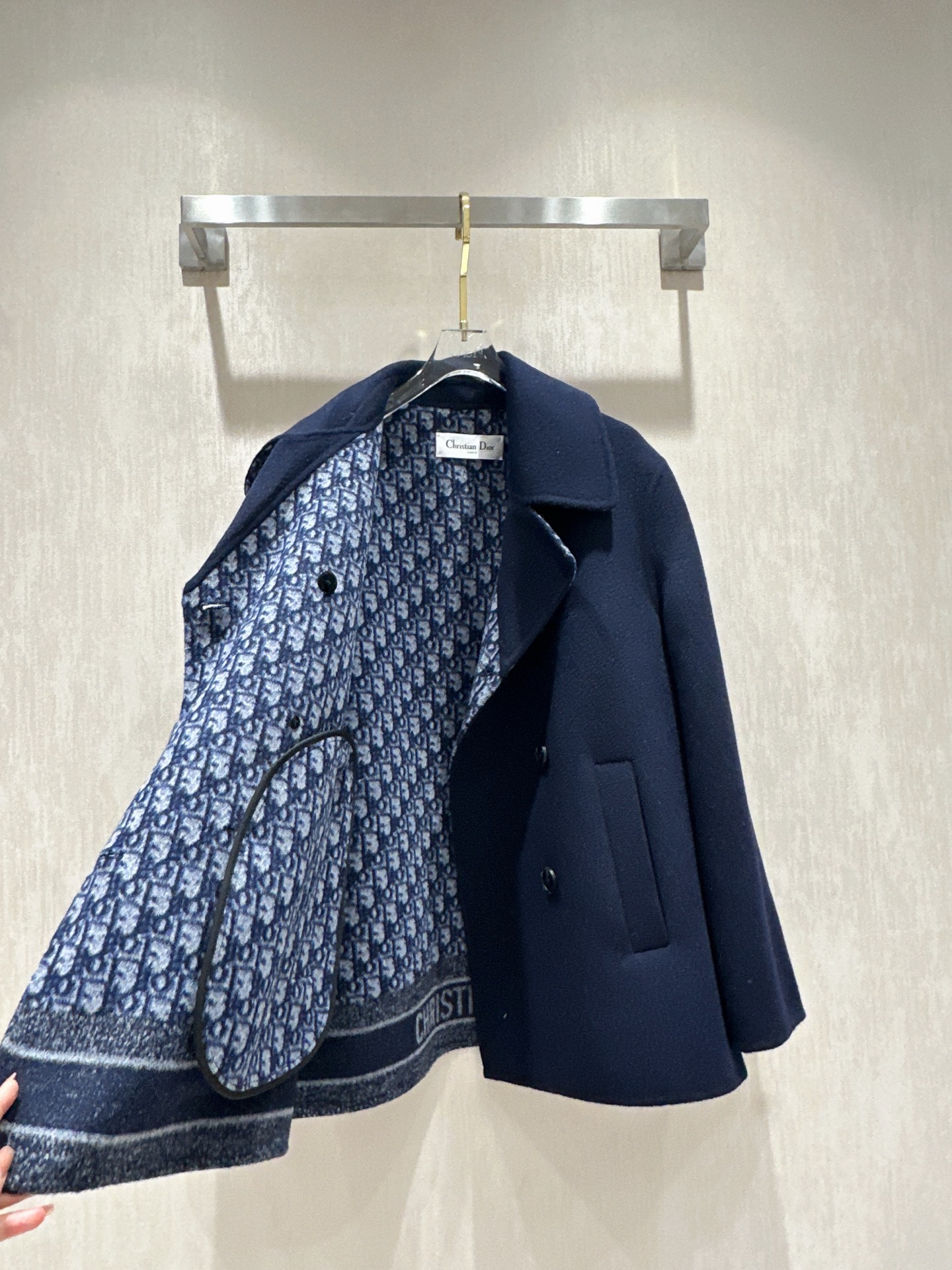 Dior-Inspired Wool Coat: Double-Sided Logo Design, High-End Quality 3 i1758360205073 2599 0 1