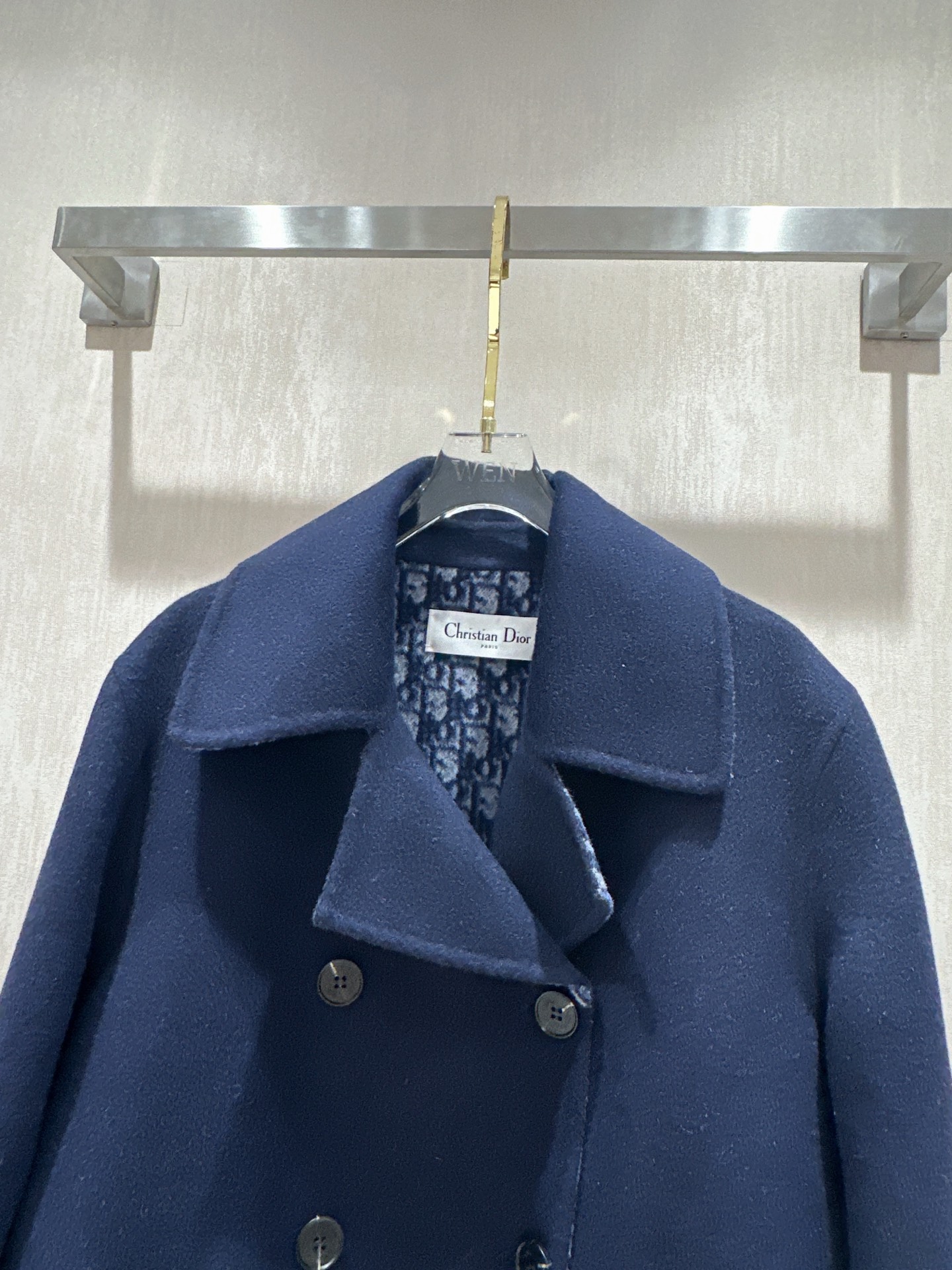 Dior-Inspired Wool Coat: Double-Sided Logo Design, High-End Quality 6 i1758360205085 7416 0 4