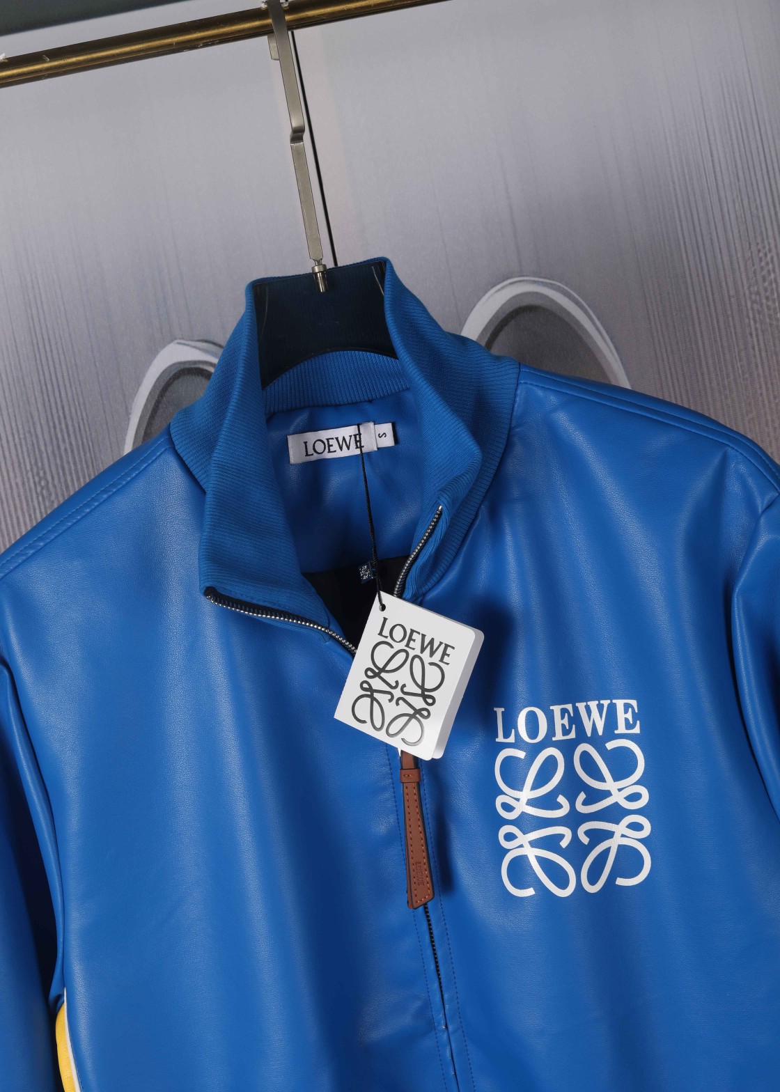 Han Loewe 2024 Twilight Zipper Bag: High-Quality Leather, Bilateral Orange Collage, Black, Sizes XS-L - 图片 5