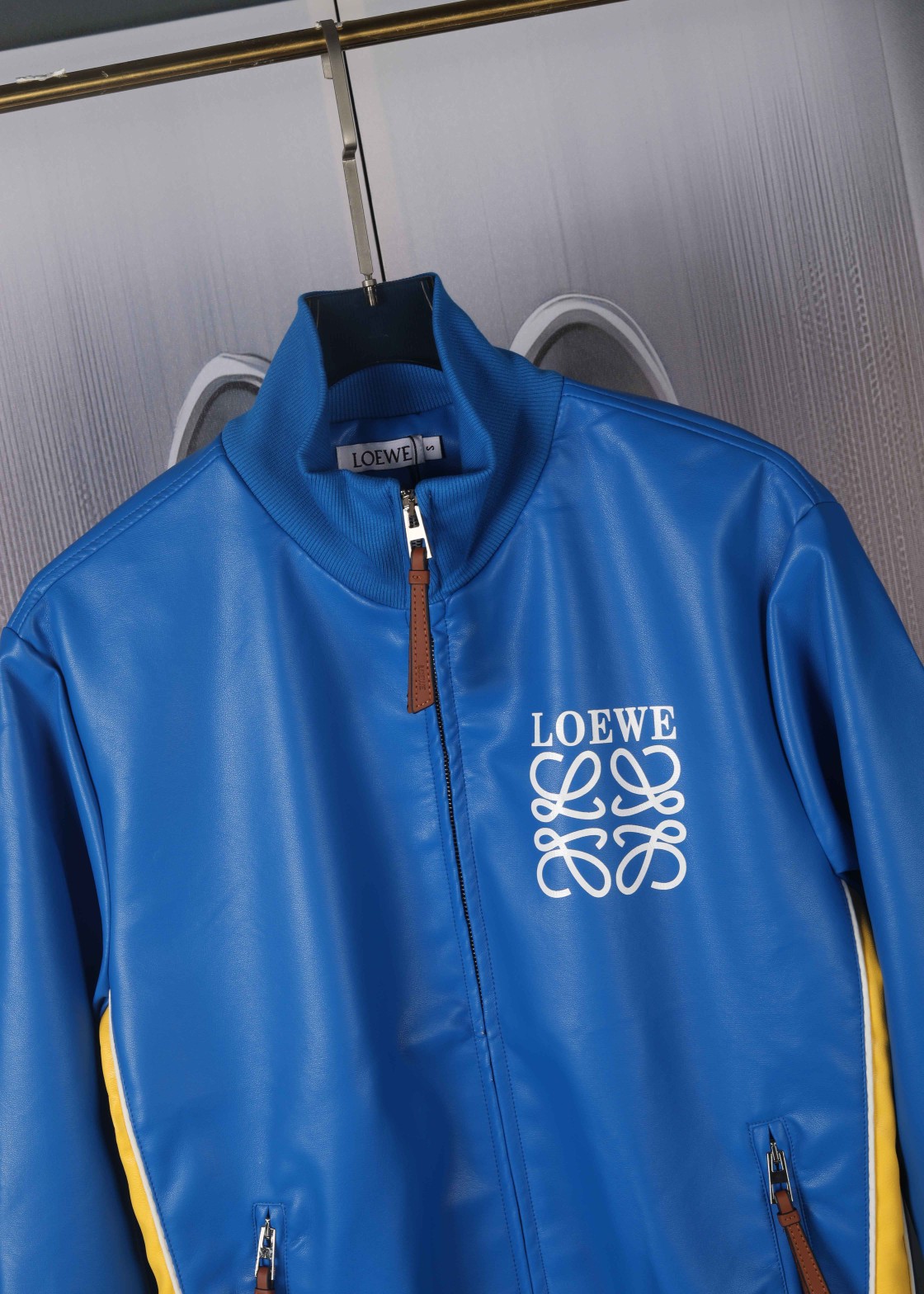 Han Loewe 2024 Twilight Zipper Bag: High-Quality Leather, Bilateral Orange Collage, Black, Sizes XS-L - 图片 6