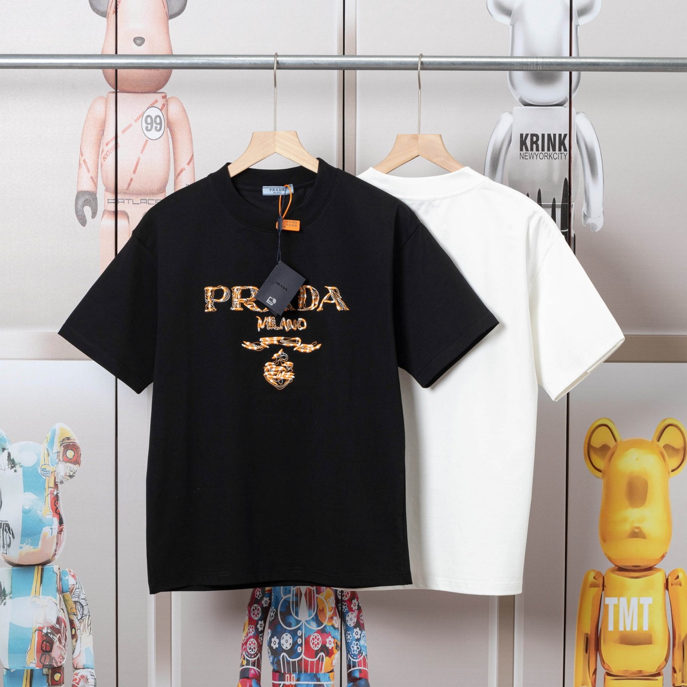 New Prada Embroidered Short Sleeve Shirt: High-Quality Cotton, Imported Embroidery, Limited Editions - 图片 4