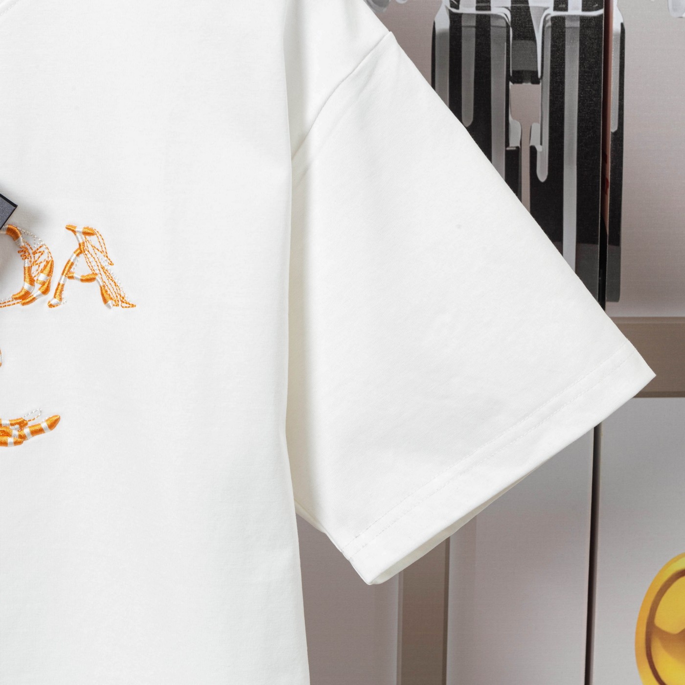 New Prada Embroidered Short Sleeve Shirt: High-Quality Cotton, Imported Embroidery, Limited Editions - 图片 8
