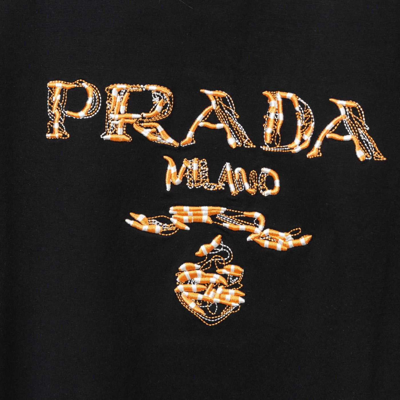 PRADA’s New Embroidered Short Sleeve Shirt: High-Quality Cotton with Unique Design - 图片 6
