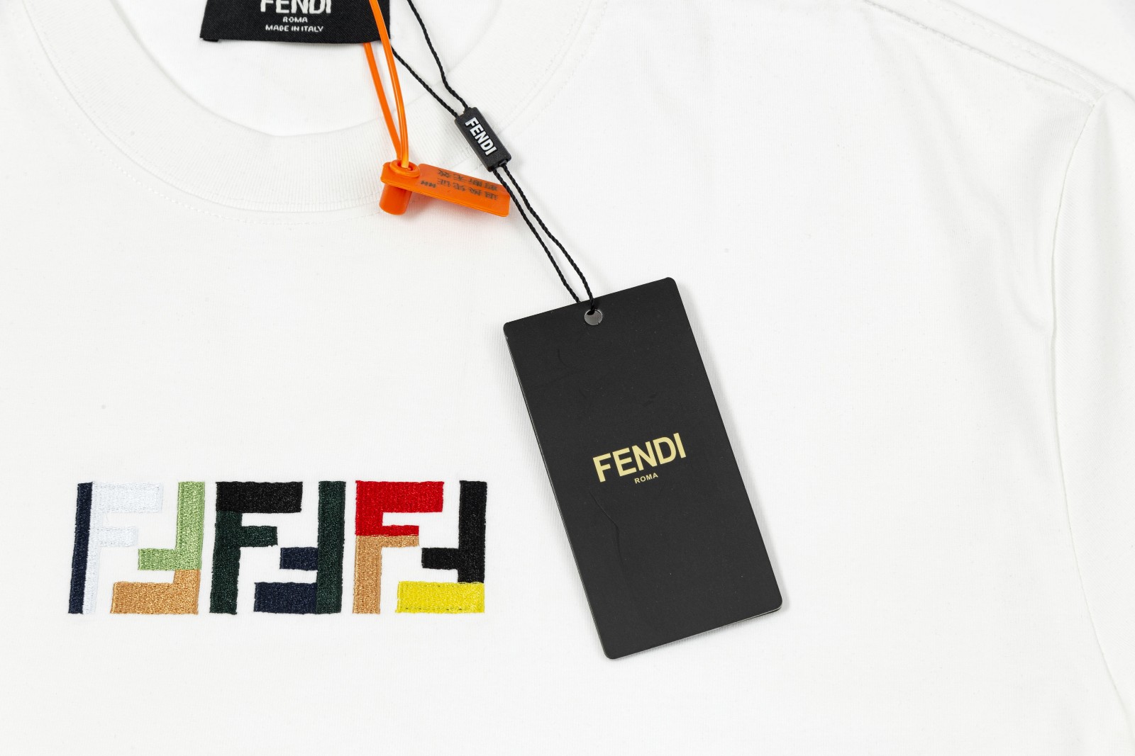 Fendi Men's Embroidered Logo T-Shirt | Spring/Summer Collection | F812 6 a1739810125779 2771