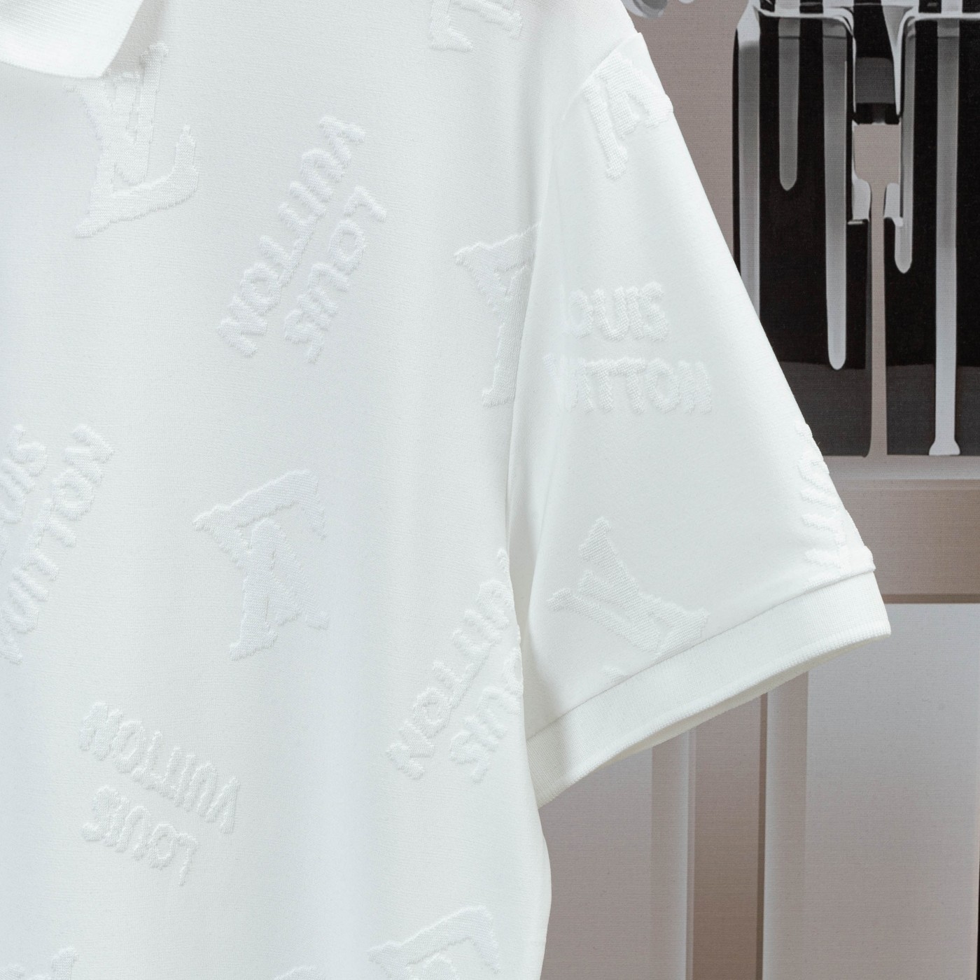 Louis Vuitton Spring/Summer Jacquard Polo Shirt - High-Quality Cotton Blend 8 a1740434720051 2811