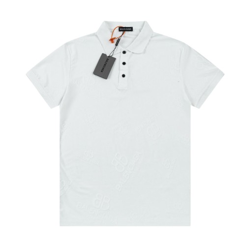 Elegante Polo Balenciaga de Jacquard Texturizado para Hombre - B5001 1 Elegante Polo Balenciaga de Jacquard Texturizado para Hombre - B5001