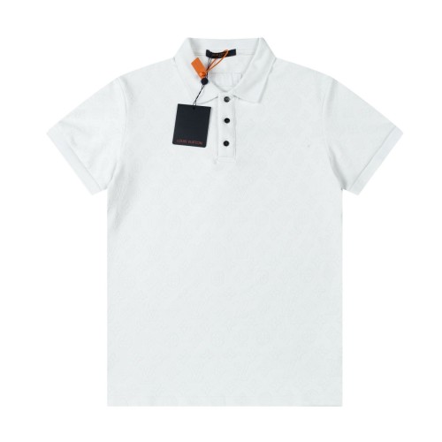 Louis Vuitton 3D Jacquard Polo Shirt - Classic Monogram, Multiple Colors 1 Louis Vuitton 3D Jacquard Polo Shirt - Classic Monogram, Multiple Colors