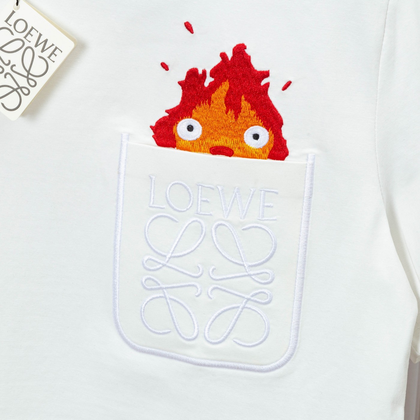 Loewe Embroidered Pocket Short Sleeve T-Shirt - Stylish Comfort & Quality 9 a1740508579740 5836