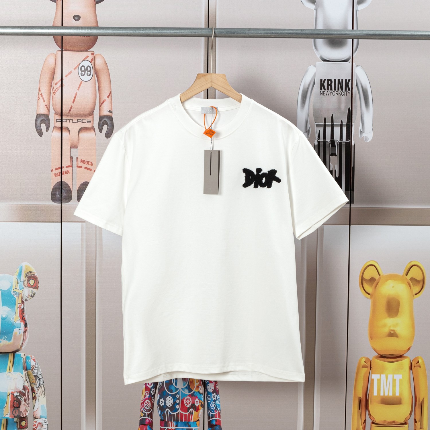 .00「D💓」 迪奥DIOR 新款毛巾绣花短袖T恤 ，高品质🔥尼龙...