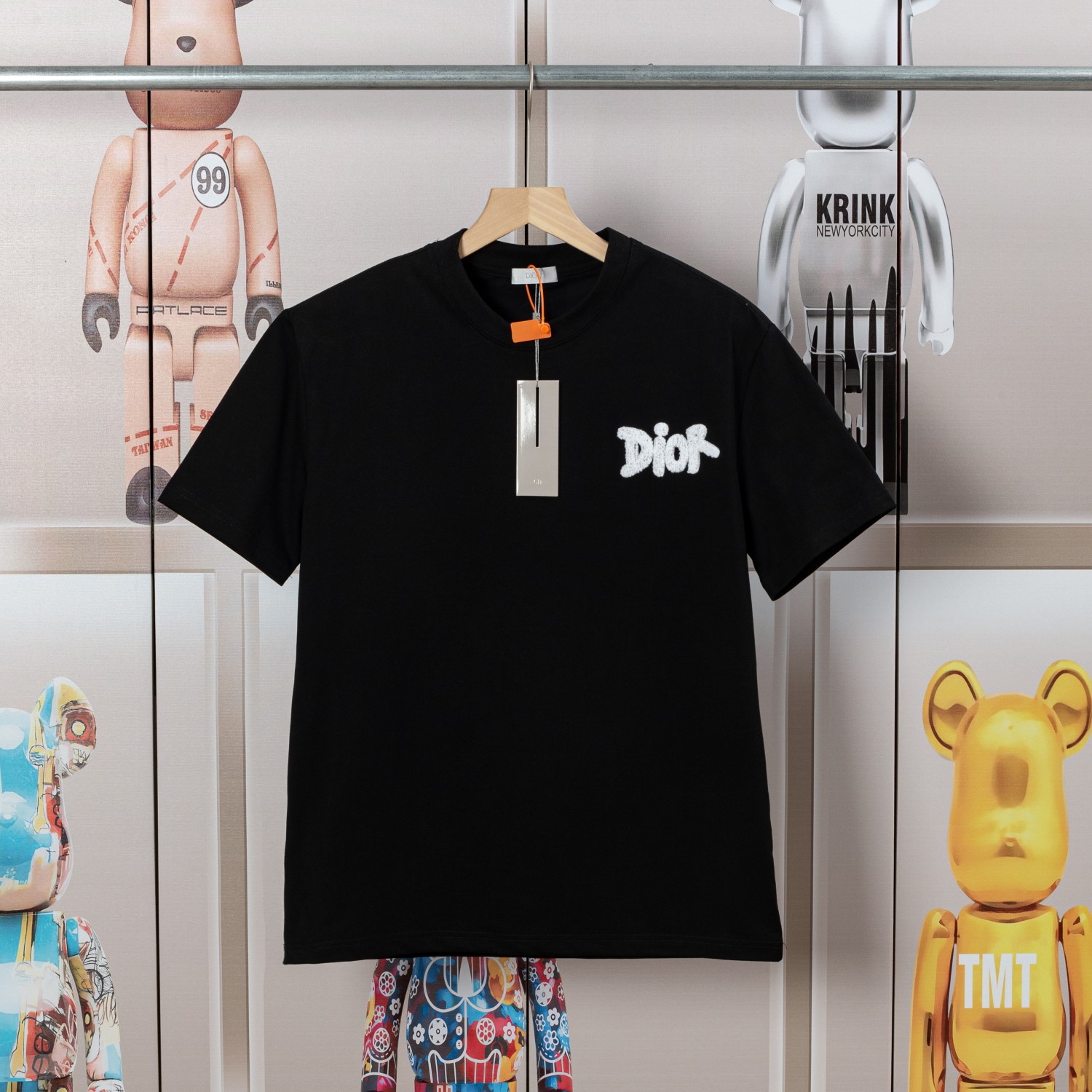 .00「D💓」 迪奥DIOR 新款毛巾绣花短袖T恤 ，高品质🔥尼龙...