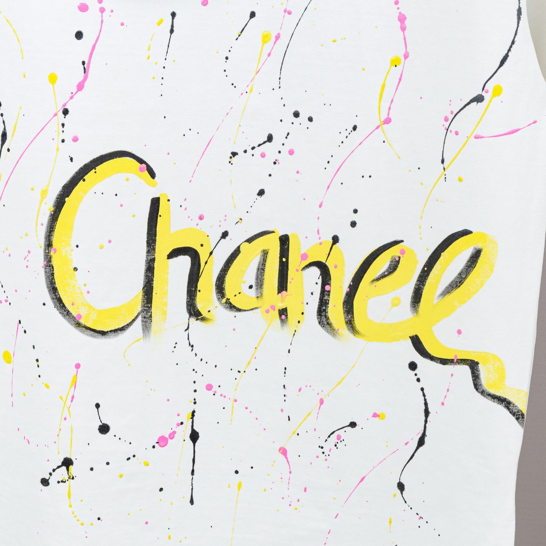 CHANEL 手绘涂鸦系列 短袖T恤服装,男,女,chanel 7