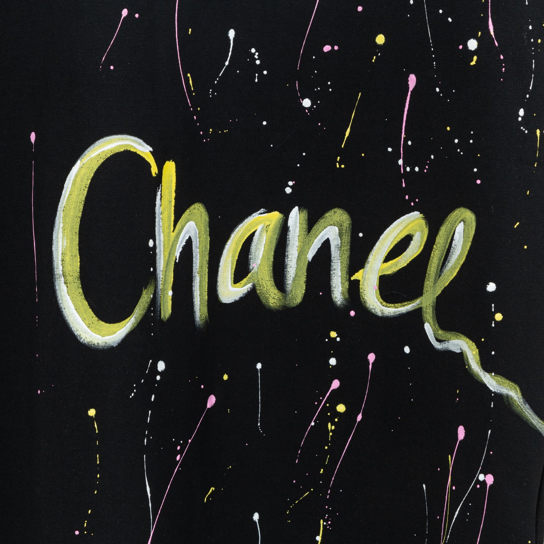 CHANEL 手绘涂鸦系列 短袖T恤服装,男,女,chanel 6