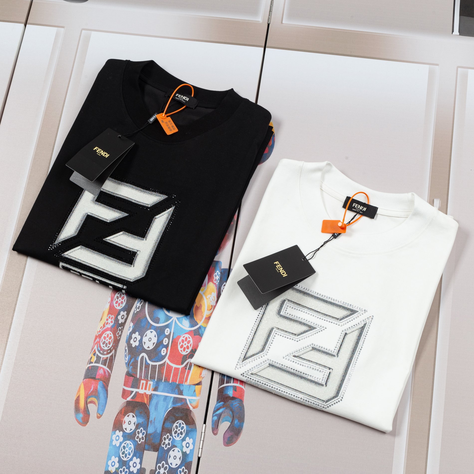 FENDI  T恤服装,男,女,fendi 3