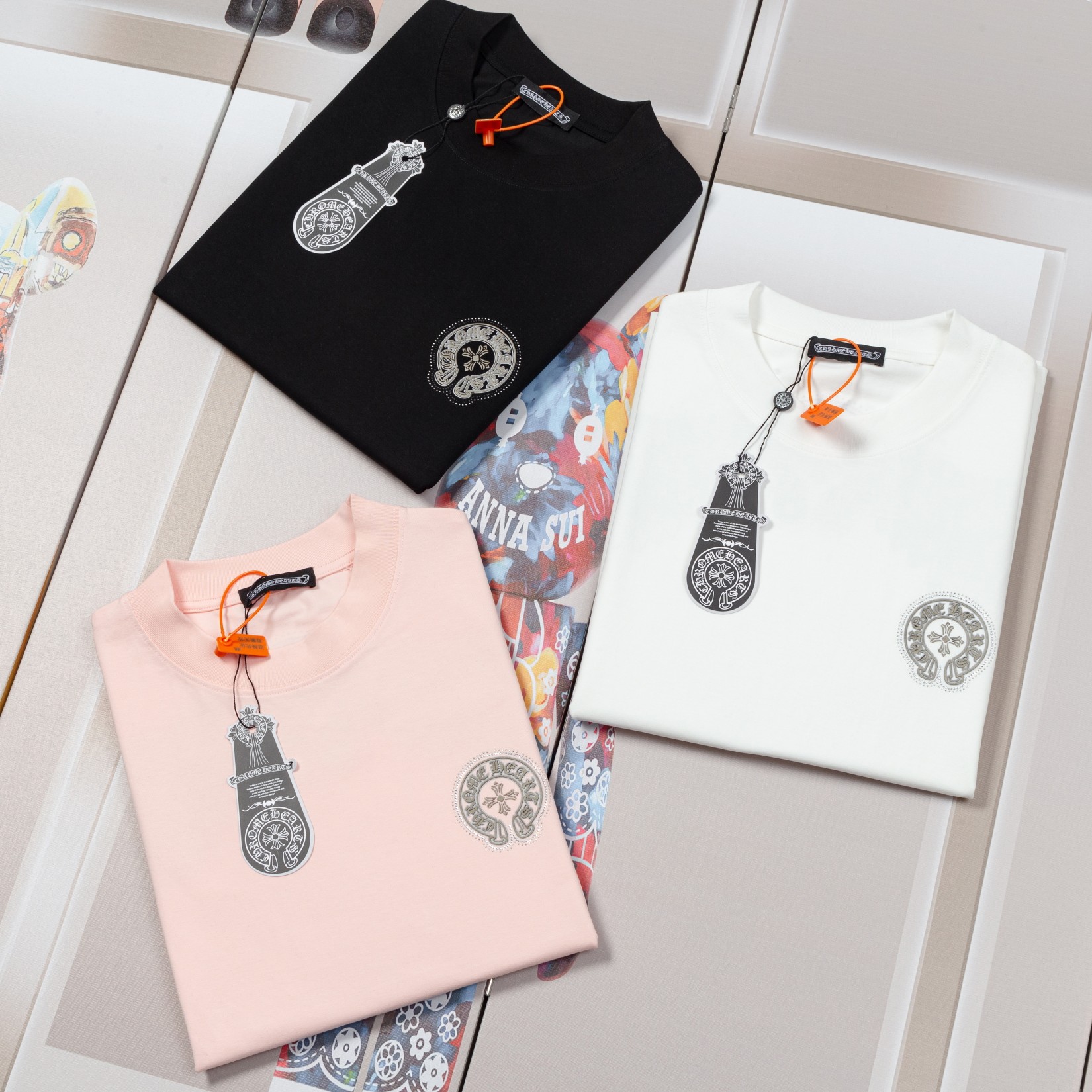 CHROME HEARTS  T恤服装,男,女 3