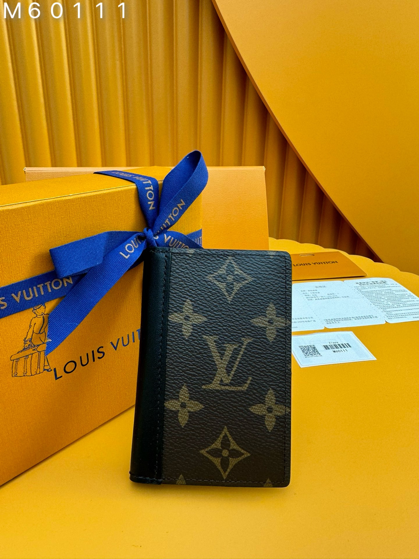 NO:673964,M60111 'Special Duty Free' [First-class material·All-steel hardware·Dynamic chip·Full package] An alliance of style and functionality with soft leather interior, the Monogram Macassar canvas pocket organizer offers a variety of pockets and slots for credit cards and banknotes in a compact and lightweight design. 7.5x11x1cm, LV wallet, louis vuitton, wallets19860909M60111 《特級免稅》[一級材料·全鋼五金· 动态芯片·全套包裝］风格和功能与柔软皮革内饰的联盟,Monogram Macassar帆布口袋整理器以紧凑轻量化的设计提供多种口袋和信用卡和钞票插槽.7.5x11x1cm,LV钱包,louis vuitton,wallets,欧美剧