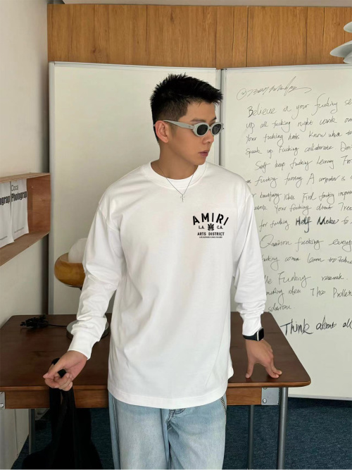 Amiri Arts District Logo Print Long Sleeve T-Shirt - Unisex 9 Amiri Arts District Logo Print Long Sleeve T-Shirt - Unisex