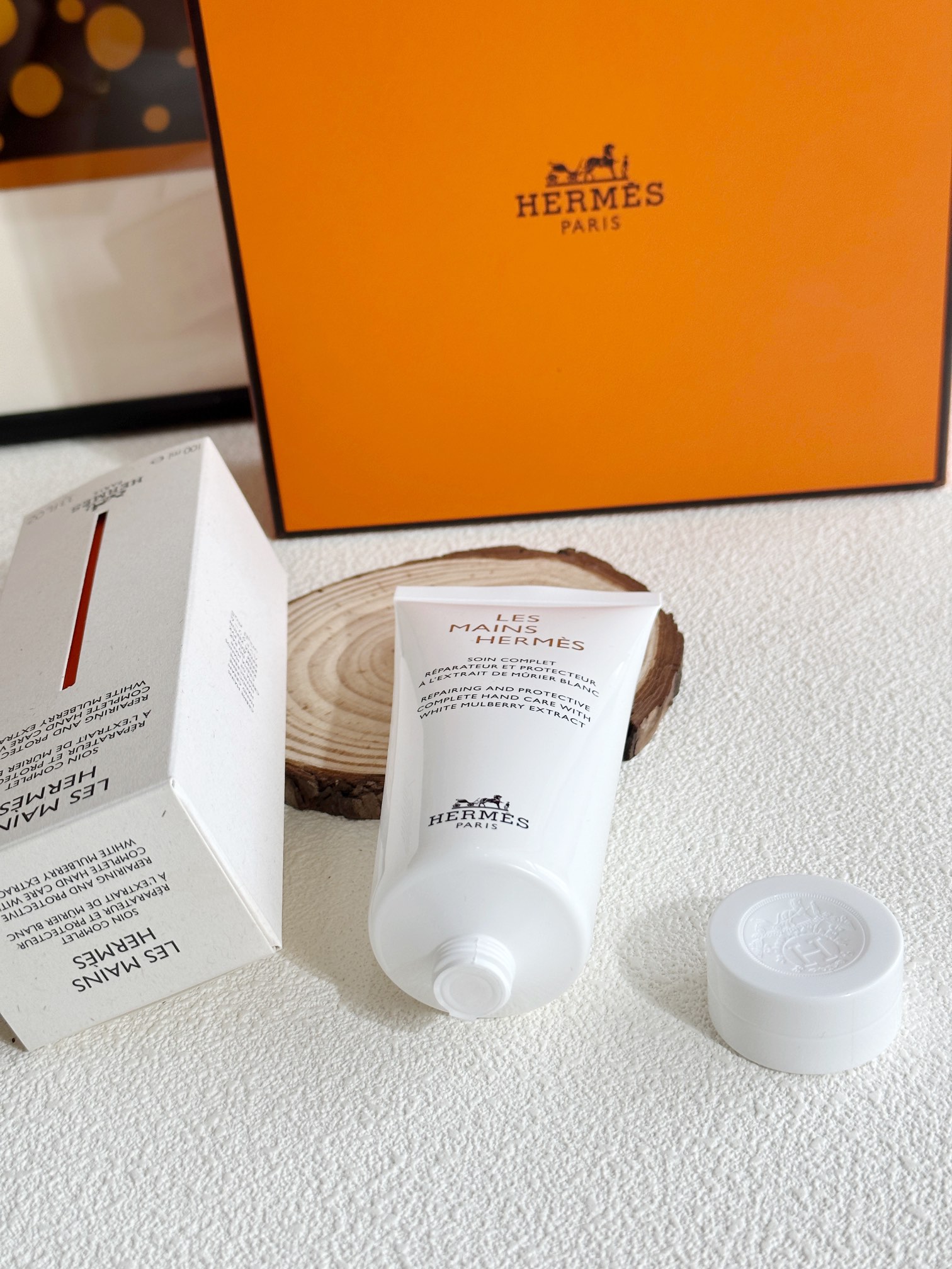 HERMES 爱马仕白桑精粹护手霜100ml(大容量 2