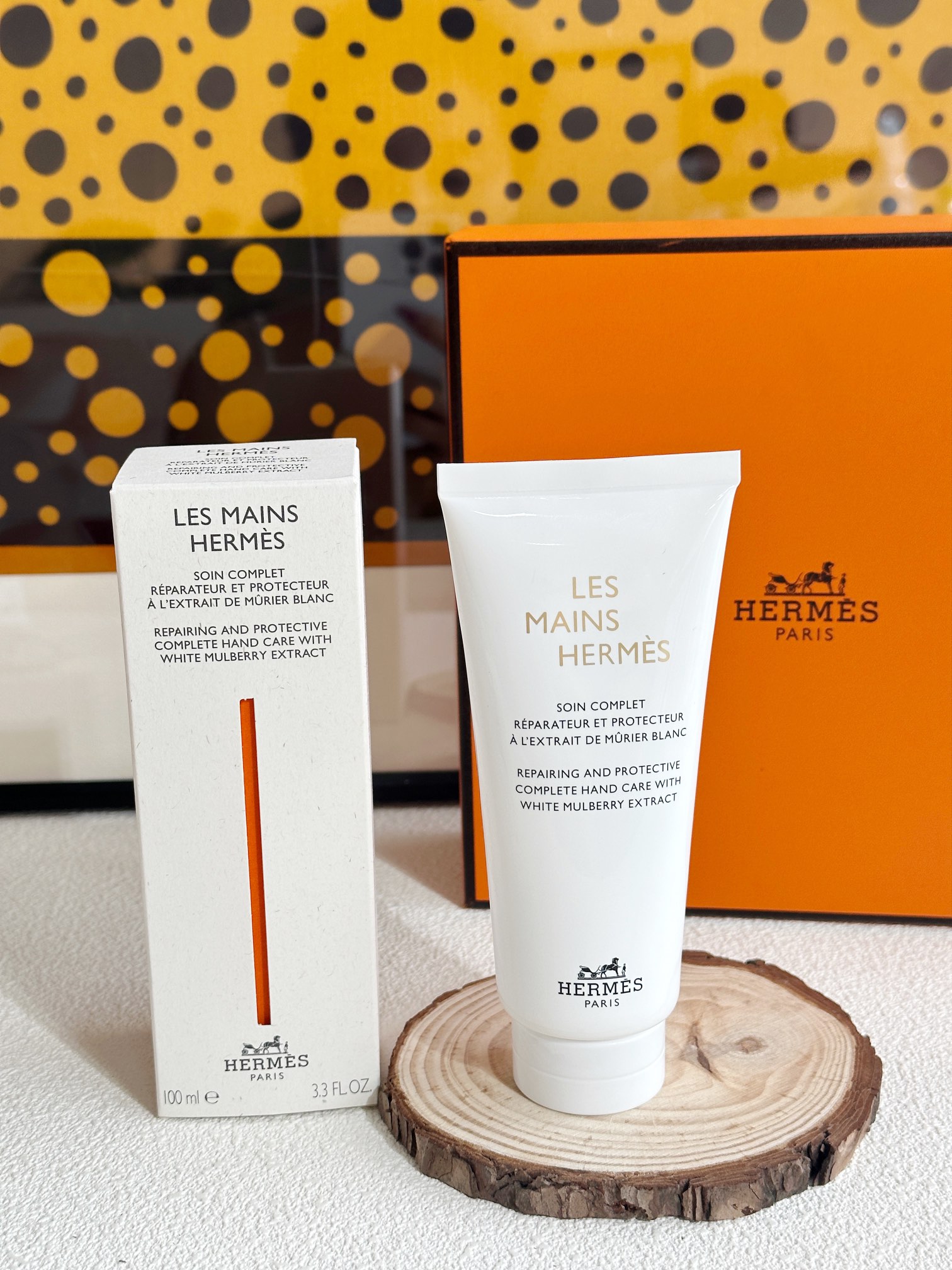 HERMES 爱马仕白桑精粹护手霜100ml(大容量 8