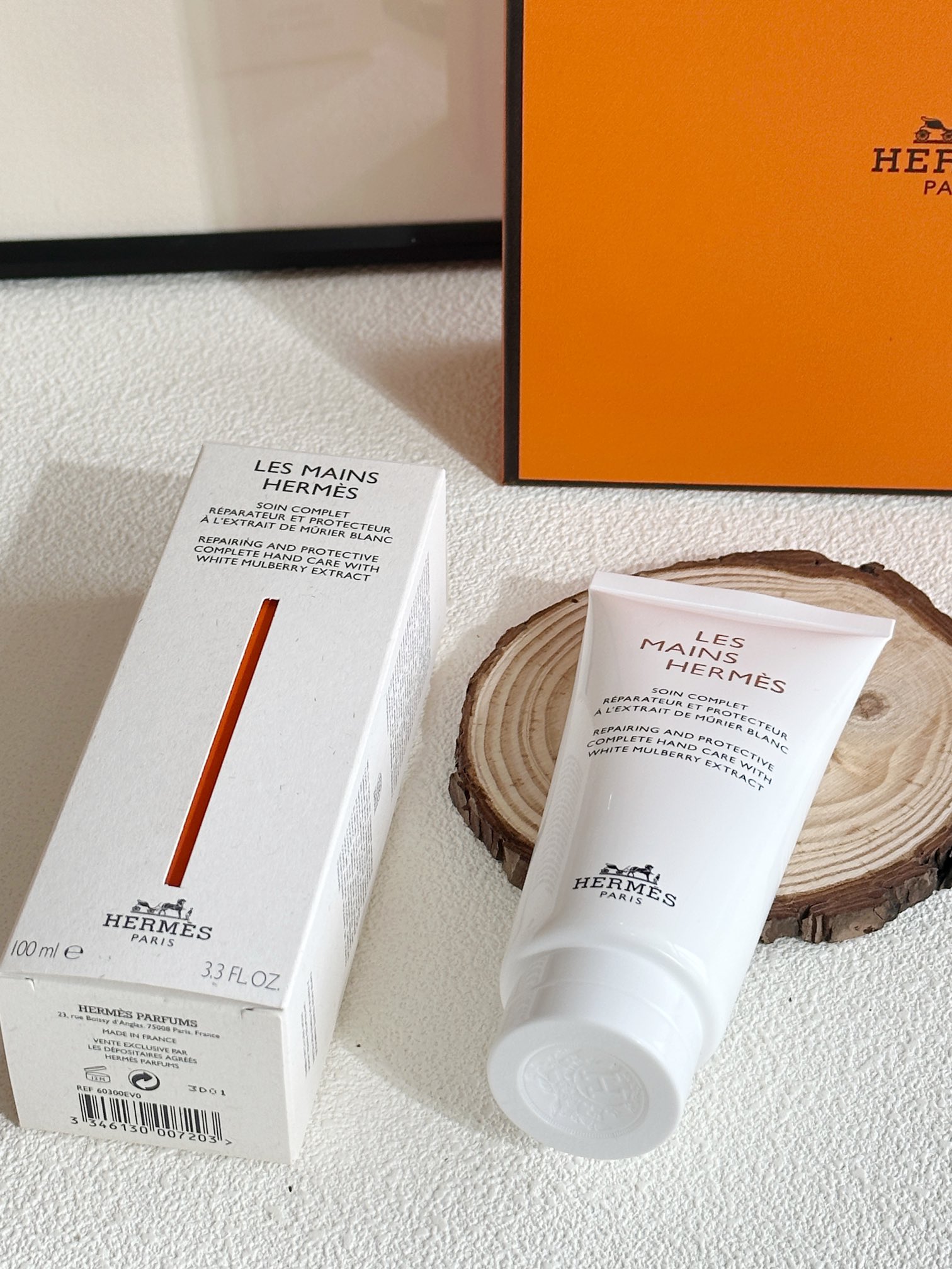 HERMES 爱马仕白桑精粹护手霜100ml(大容量 6