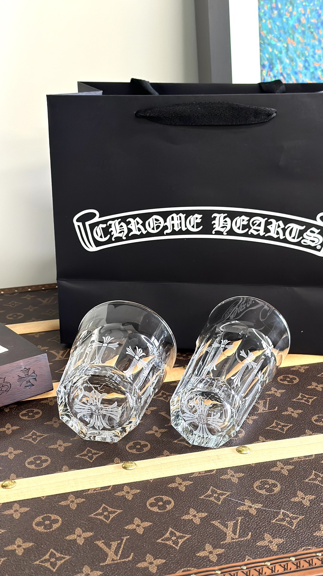 克罗心水晶高矮杯组合 5
