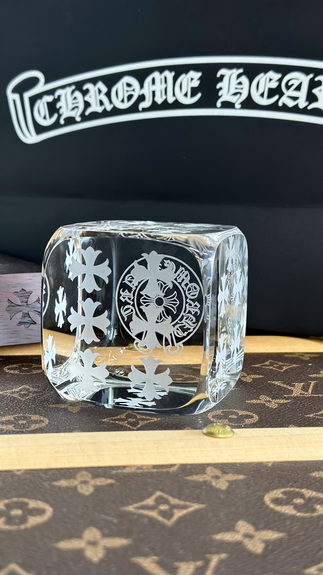 Chrome Hearts Crystal Dice Ornament - Comprehensive 5