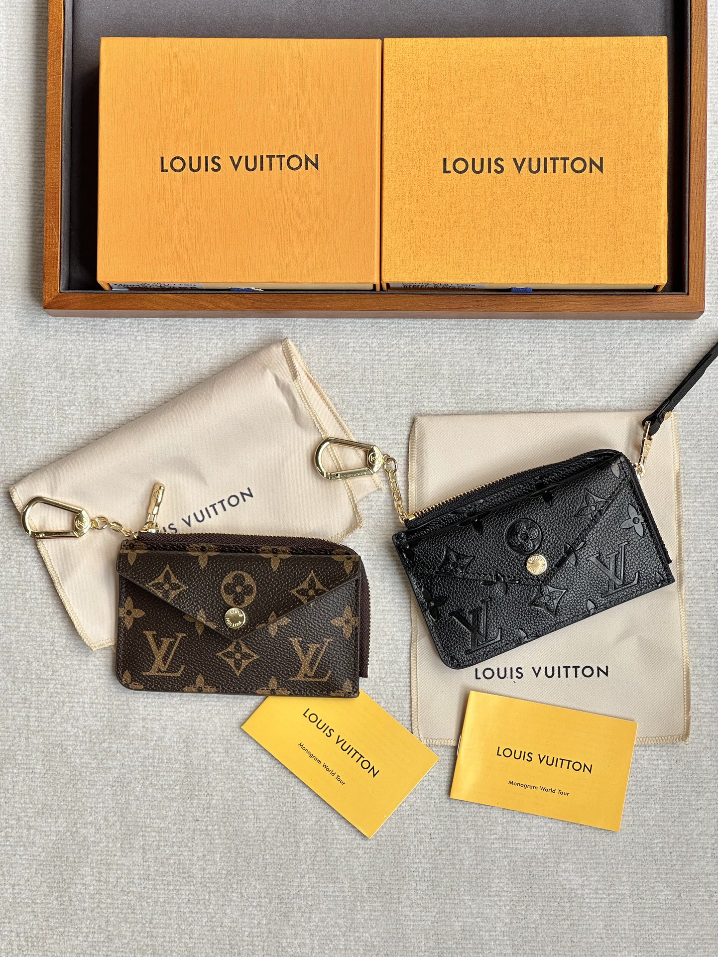 the Recto Verso Card Holder stands out for its versatile and practical - Comprehensive