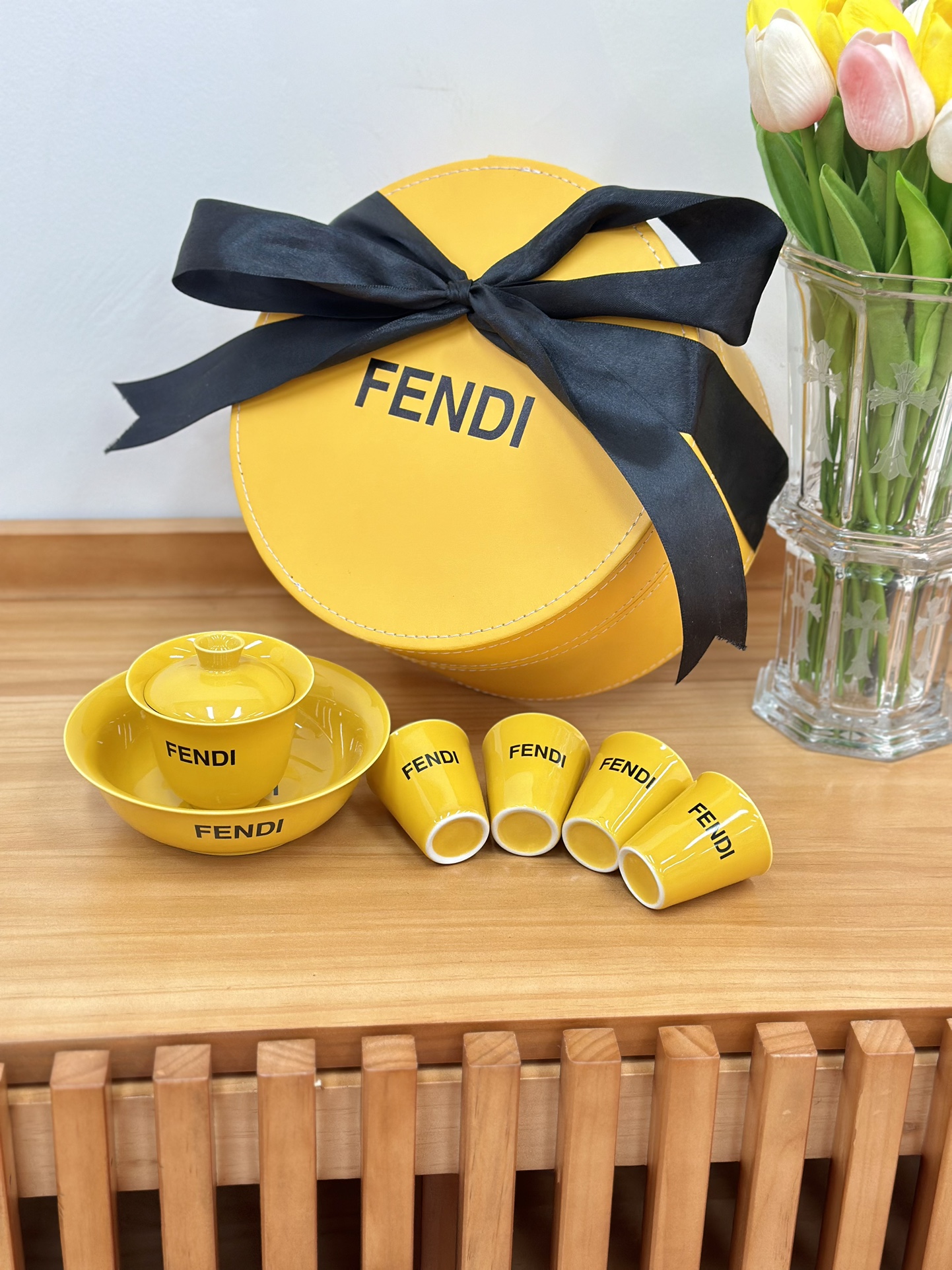 FENDI Limited-Edition VIP Gift Tea Set - Comprehensive 6