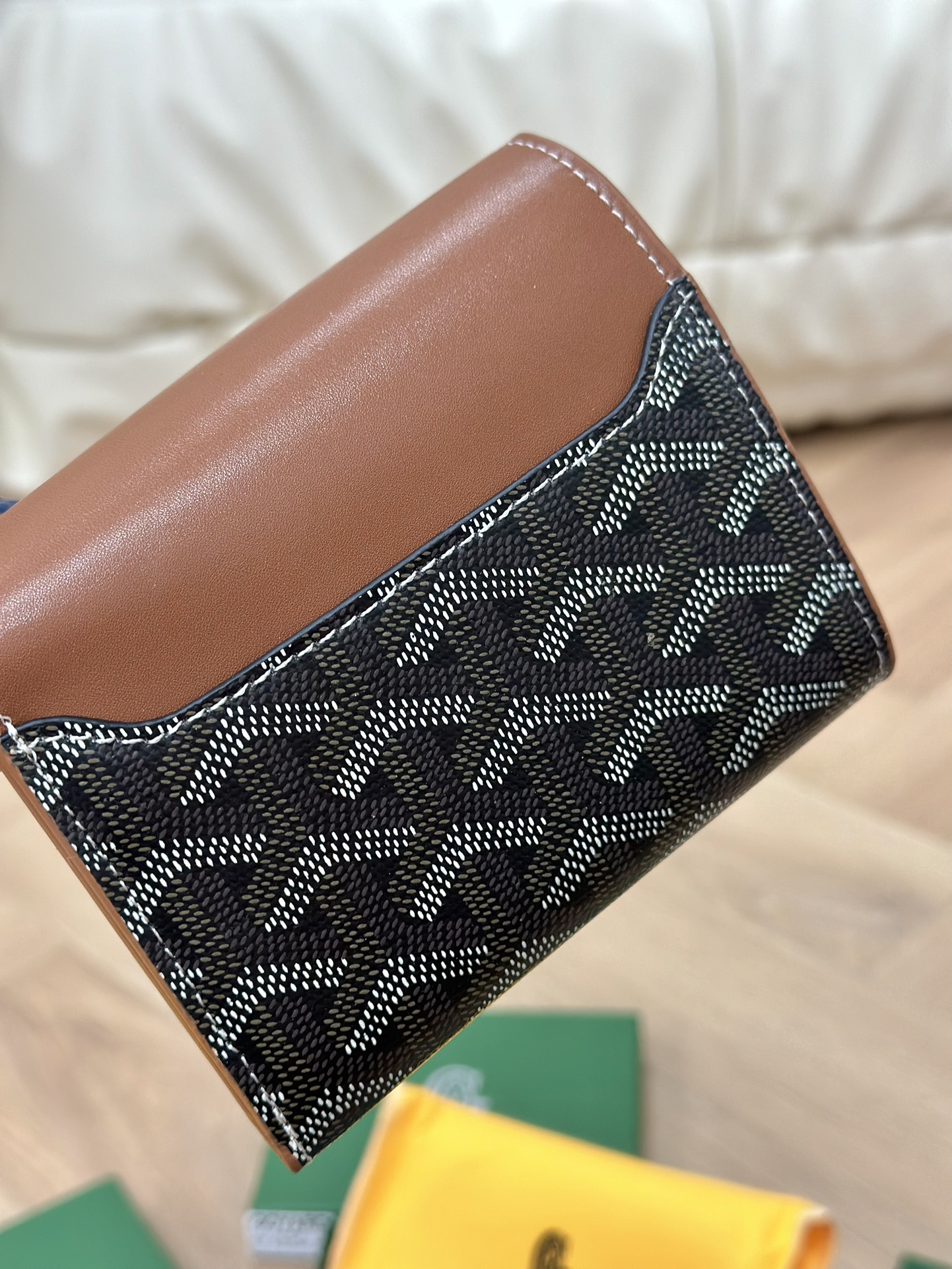 Detailed interior view of the fully opened wallet - Comprehensive 6