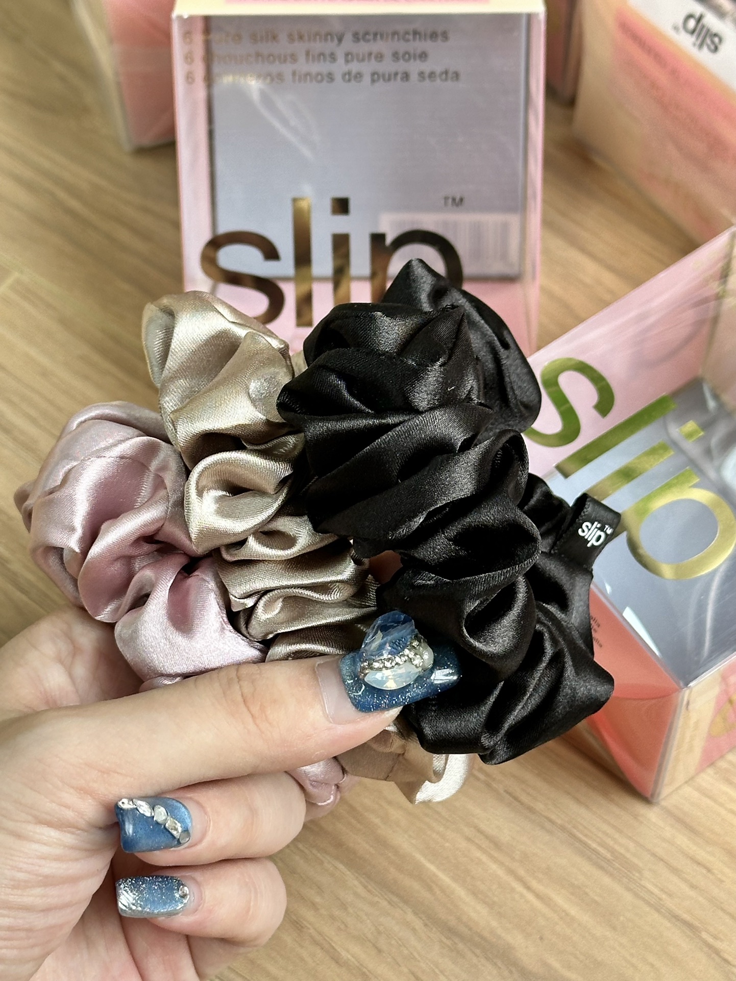 **Slip Pure Silk Large Scrunchie Set (Set of 3)** - Comprehensive 6