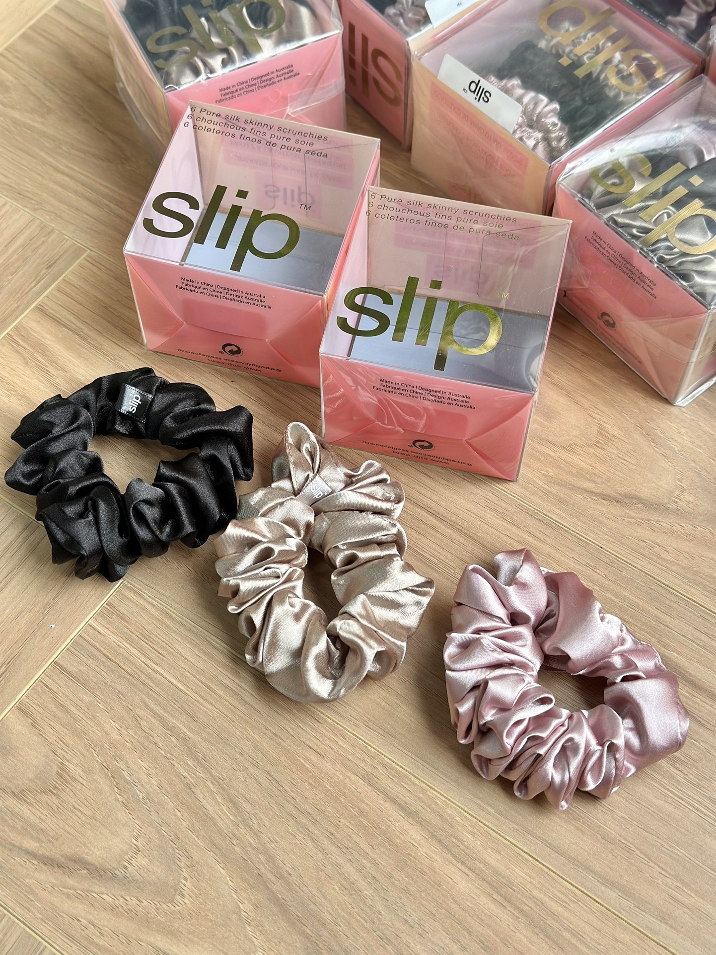 **Slip Pure Silk Large Scrunchie Set (Set of 3)** - Comprehensive 5