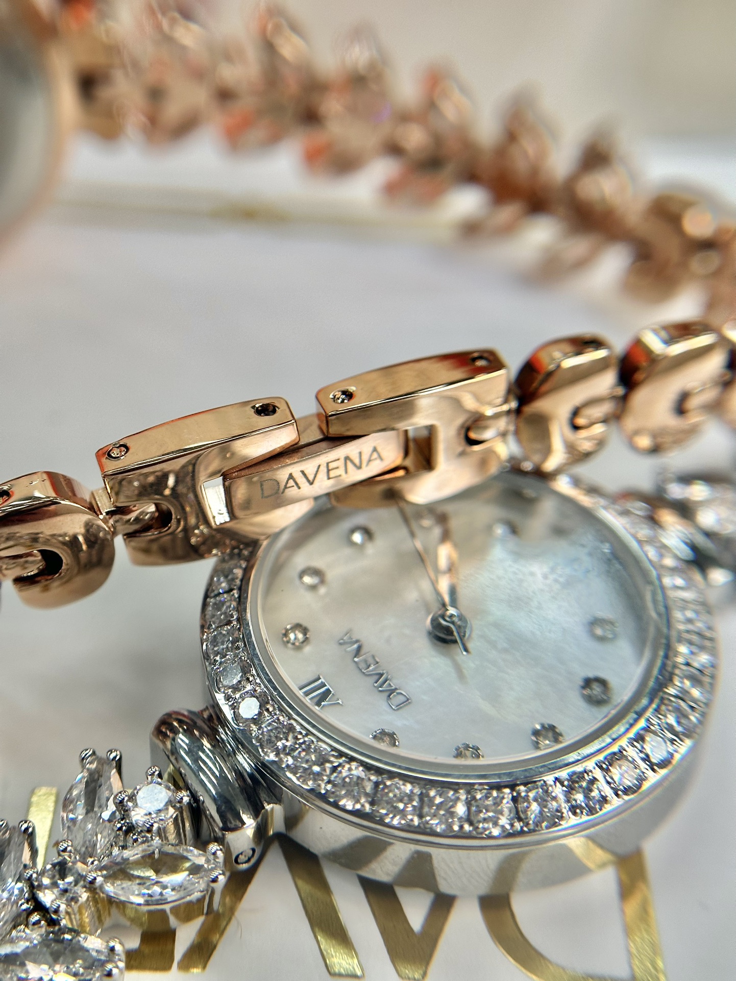 crafted with a stainless steel case and matching bracelet set with 80 - Comprehensive 4