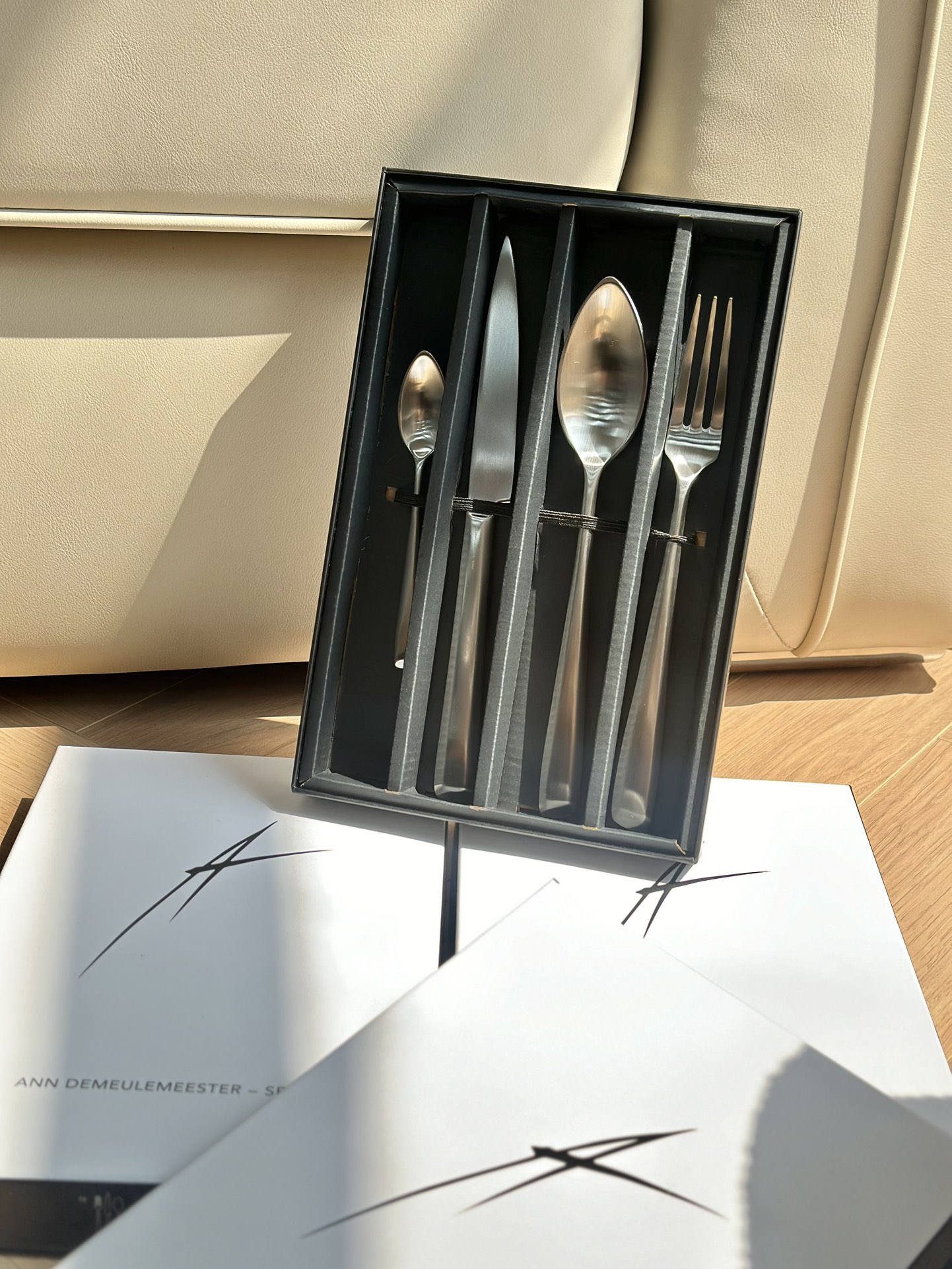 **Serax by Ann Demeulemeester 4-Piece Stainless Steel Flatware Set** - Comprehensive 8