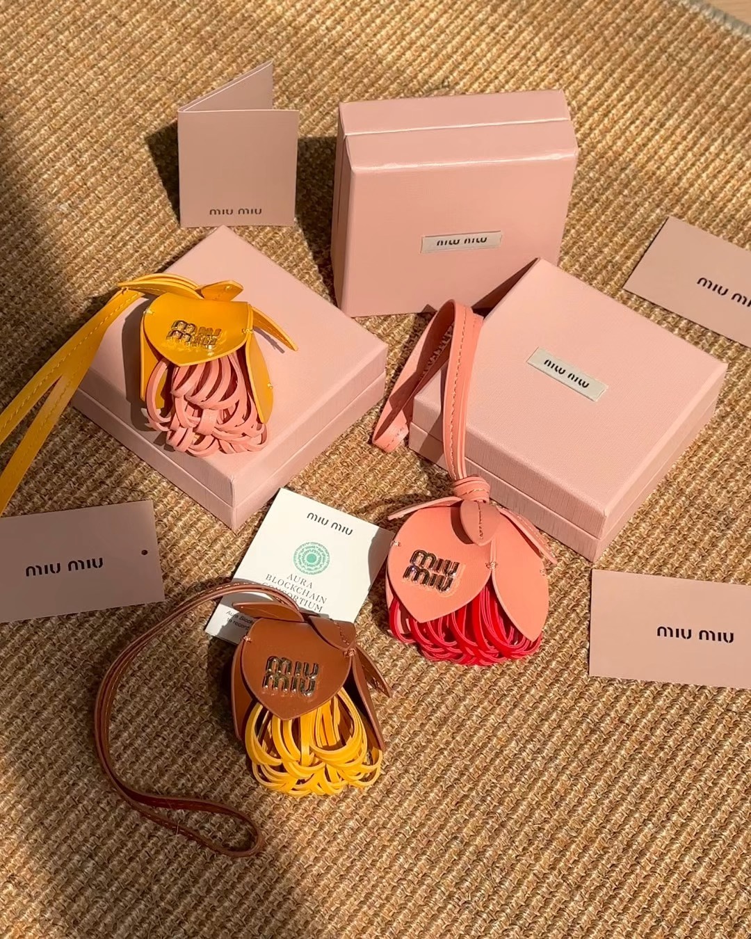 Miu Miu Floral Bag Charm - Bag