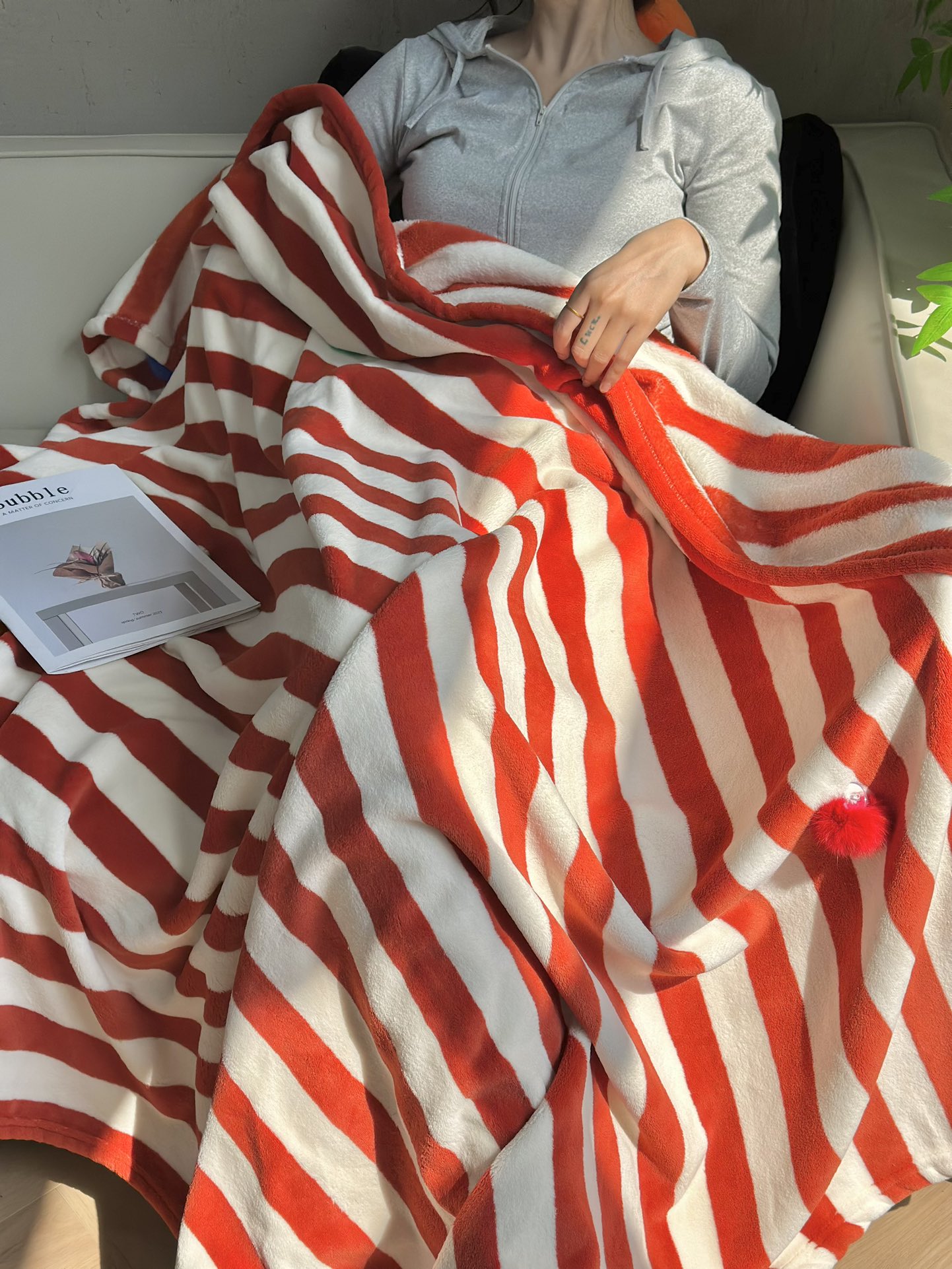 A plush flannel throw blanket offering exceptional warmth and cloud-soft - Comprehensive 4