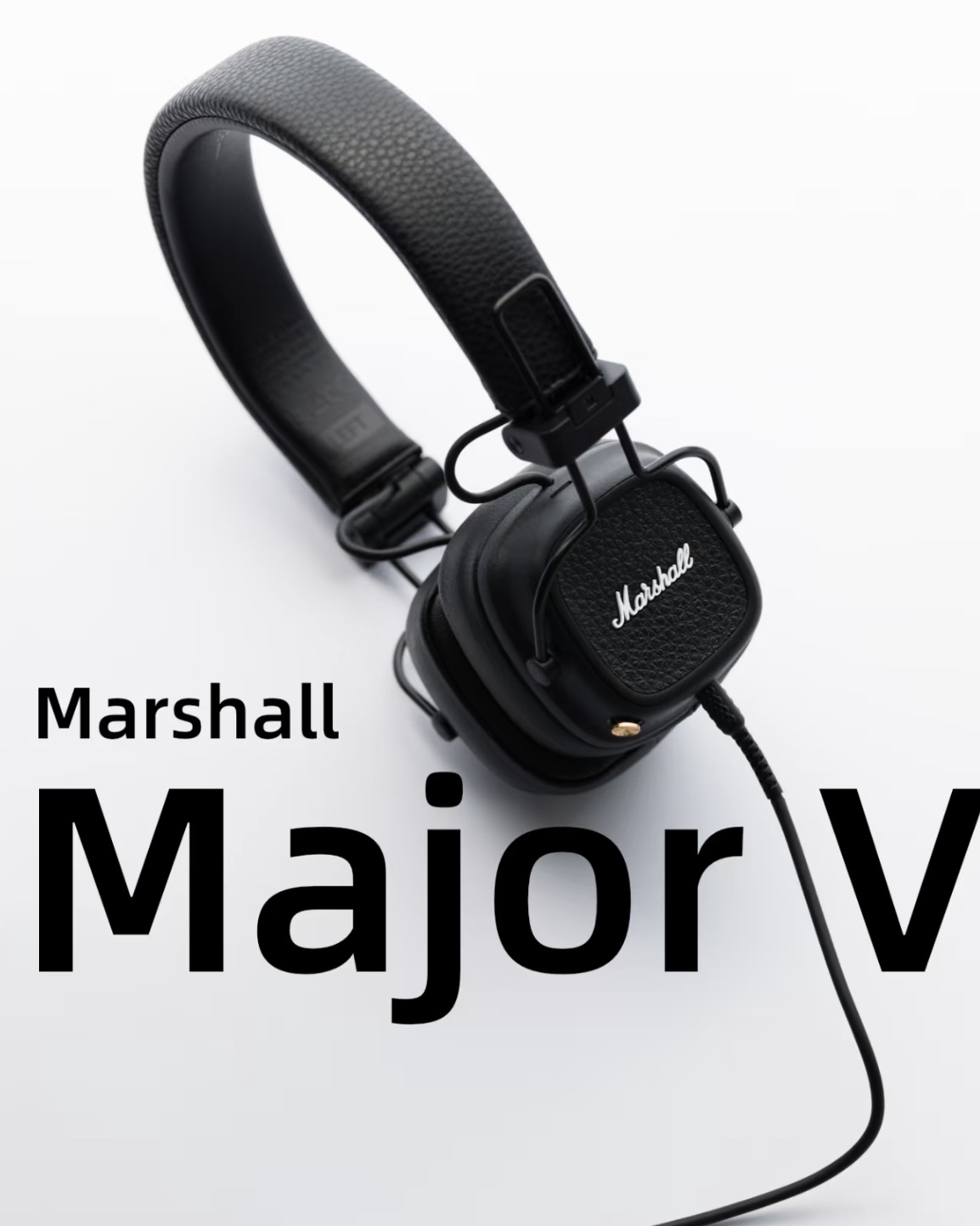 Marshall Major V Wireless Bluetooth On-Ear Headphones - Black, Long Battery 3 i1733296426 8579 0