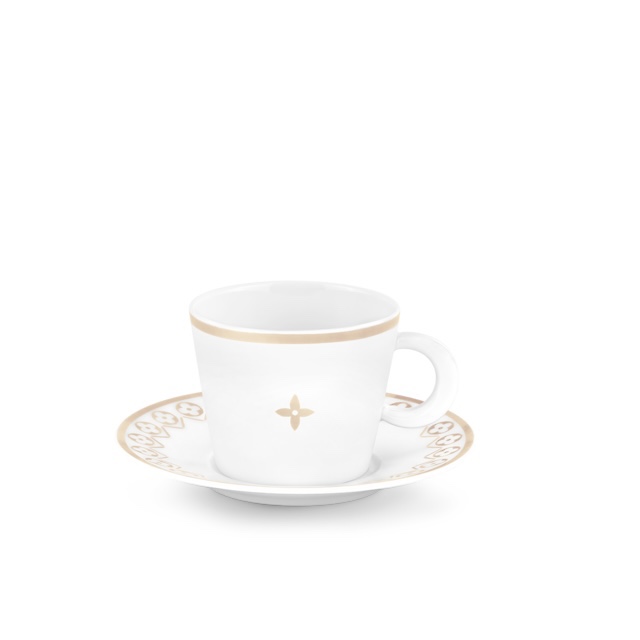 the Monogram Flower tableware embodies minimalist elegance in - Home&Textlile 5