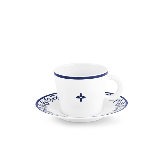 the Monogram Flower tableware embodies minimalist elegance in - Home&Textlile 6
