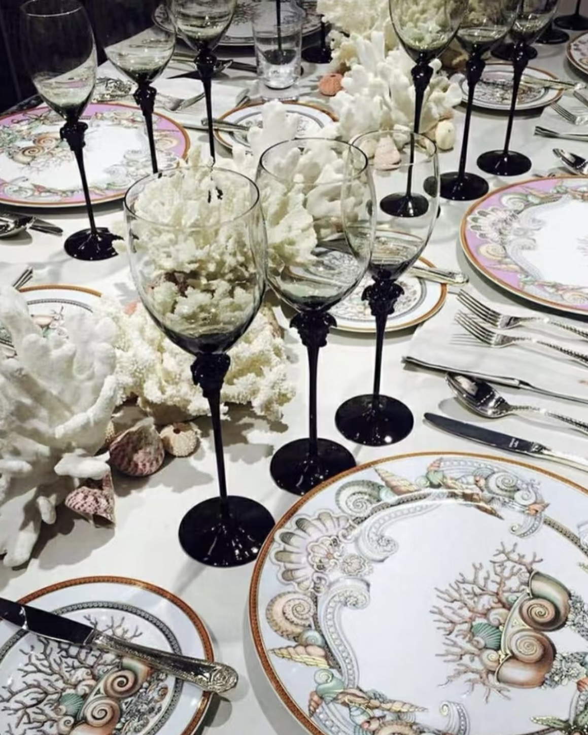 Versace crystal glass, handcrafted in Italy - Comprehensive