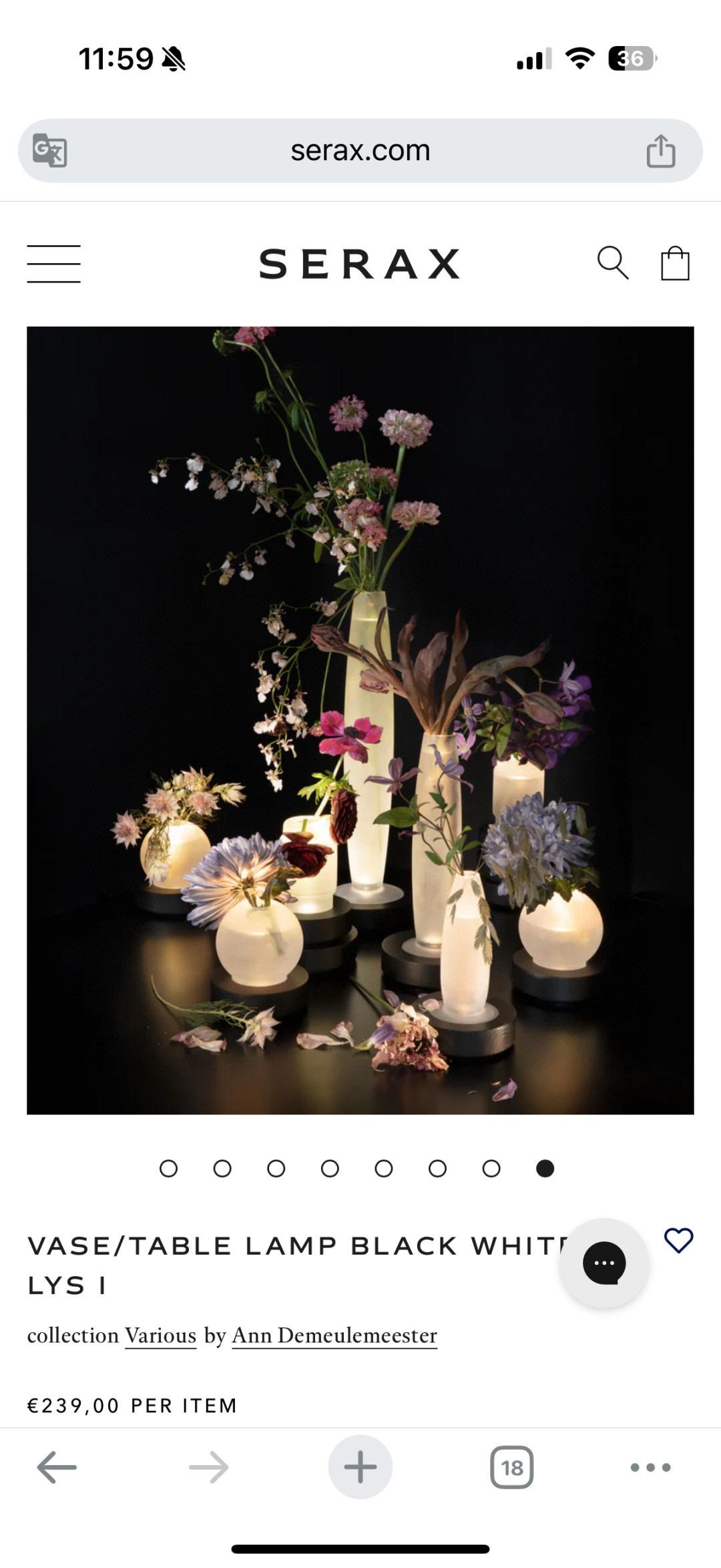 NO:810228,The vase lighting series co-branded by Belgian Ann demeulemeester and Serax, the design is inspired by the contrast of light and shadow, perfectly blending practicality and artistry. When placed at home, it will directly enhance the atmosphere!  !  , trendy department store19860909比利时 Ann demeulemeester和 Serax联名的花瓶灯具系列,设计灵感来源于光与影的对比,完美融合了实用性与艺术性,摆在家里,氛围感直接拉满！！,潮品百货,accessory