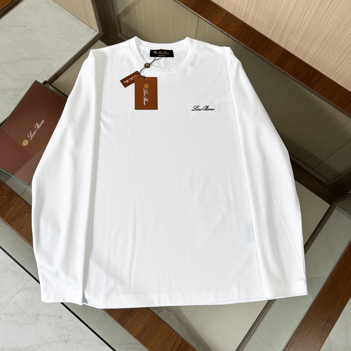 🆕🆕🆕诺悠翩雅 lP🆕 秋冬专柜新款 时尚休闲打底衫长袖T恤，精选进口面料高密液氨棉 ，精致原版logo