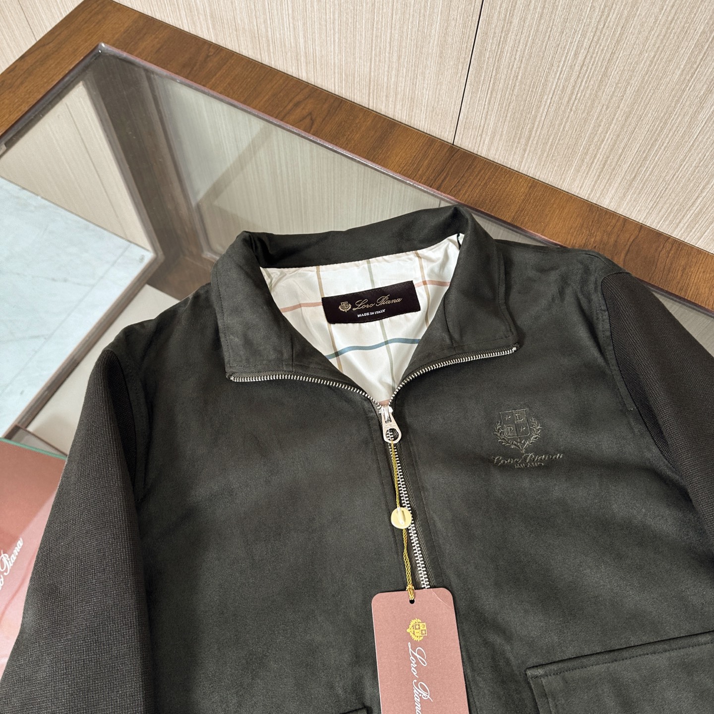 🆕🆕🆕 lP🆕诺悠翩雅 秋冬新款老钱风经典男士休闲立领夹克外套.！贸易公司渠道臻品，在面料选取和工艺方面