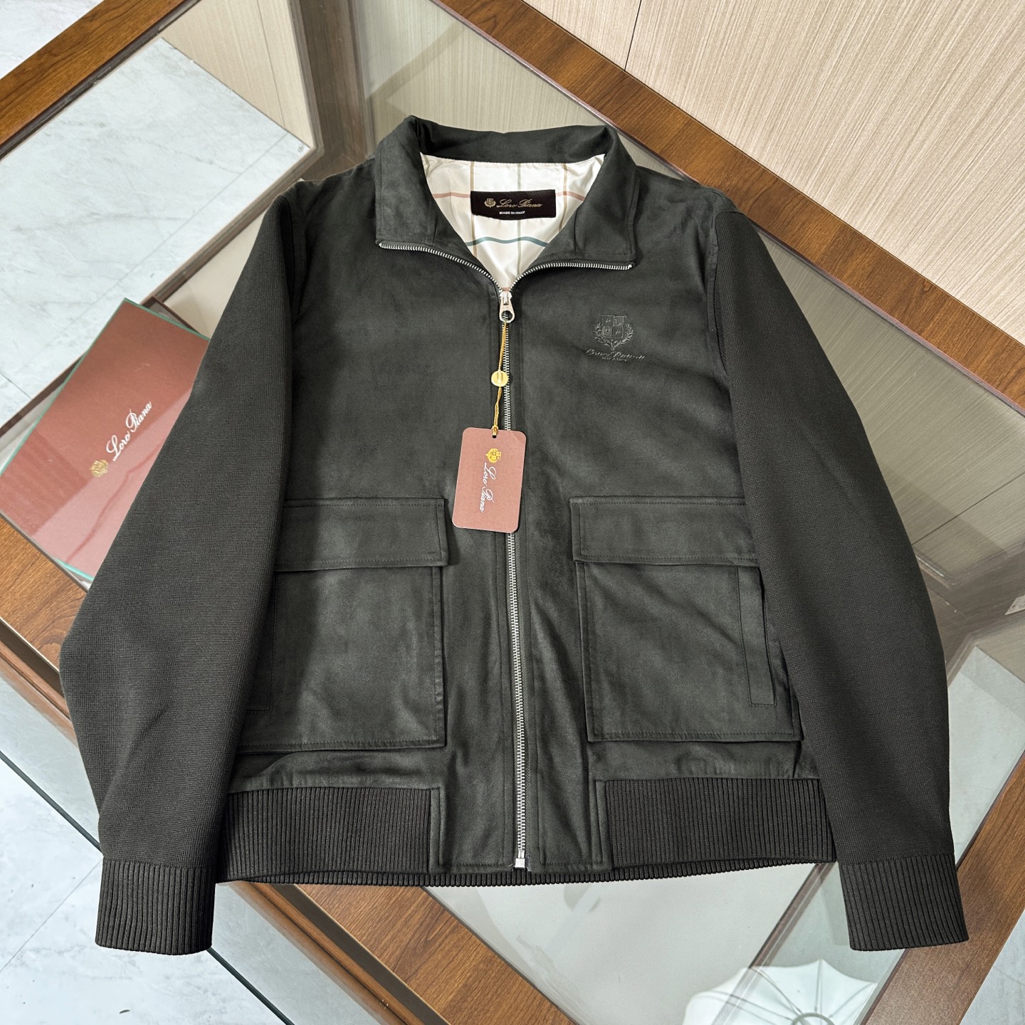 🆕🆕🆕 lP🆕诺悠翩雅 秋冬新款老钱风经典男士休闲立领夹克外套.！贸易公司渠道臻品，在面料选取和工艺方面
