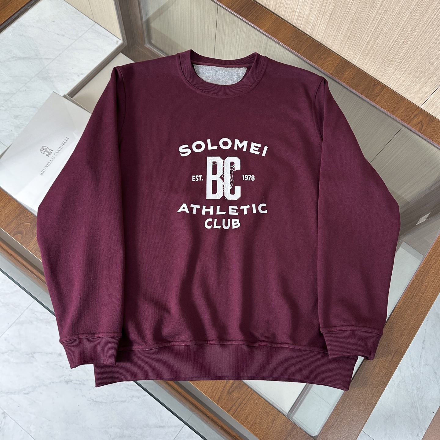 🆕🆕🆕 BrunelloCucinelli布鲁内洛．库奇内利 老钱新贵推荐！ 新款圆领卫衣，采用高支纯1