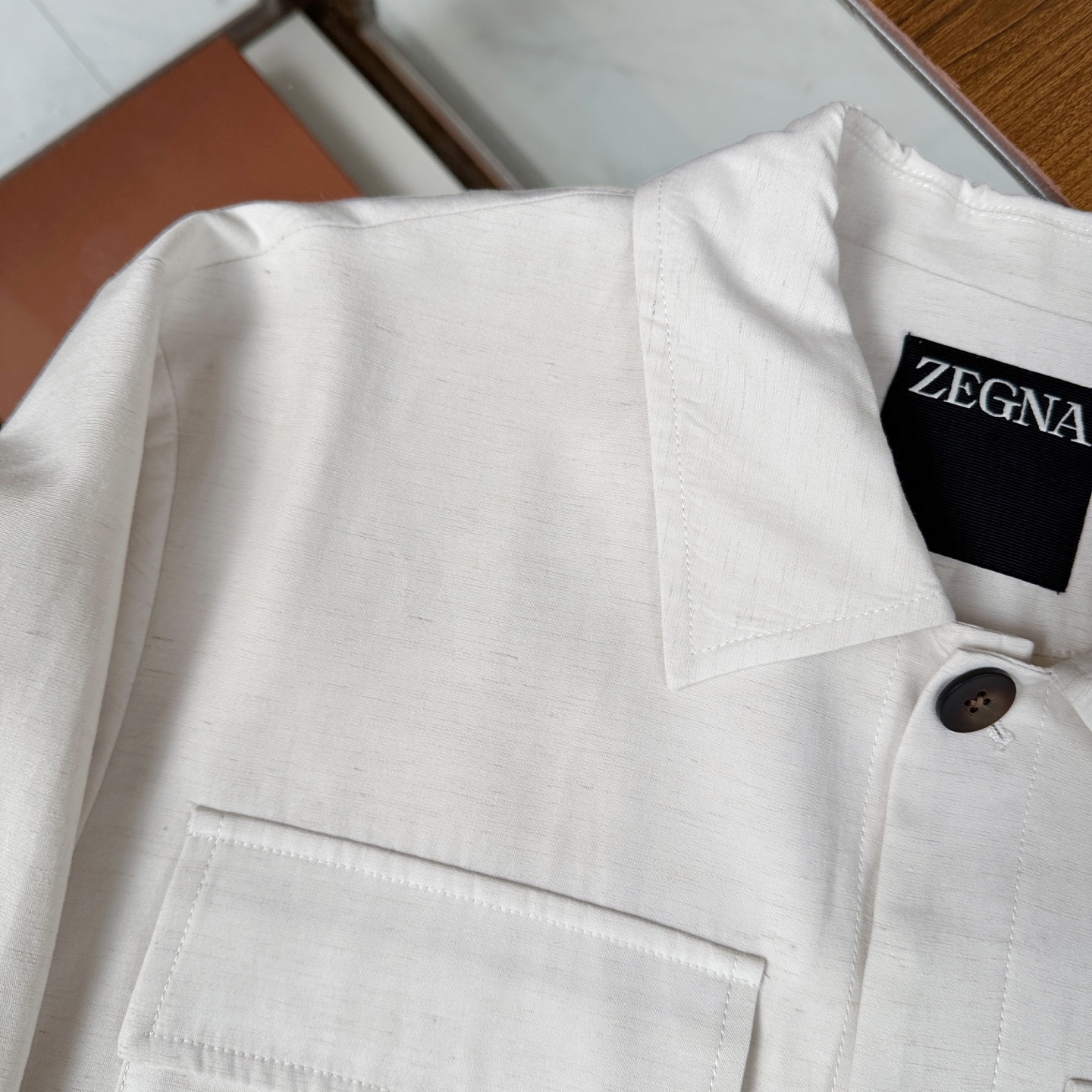 🆕🆕🆕【Zegna】杰尼亚 新款男士精选100%麻料工装夹克外套，触感极为柔软细腻，细节精湛考究，两侧对